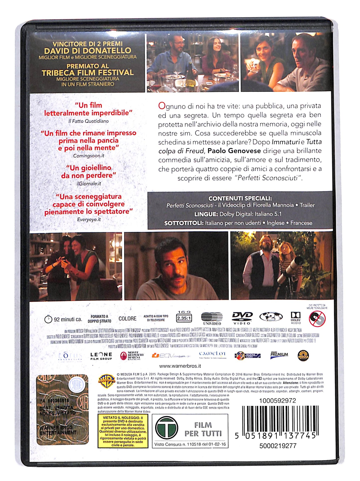 EBOND Perfetti sconosciuti DVD DB626747