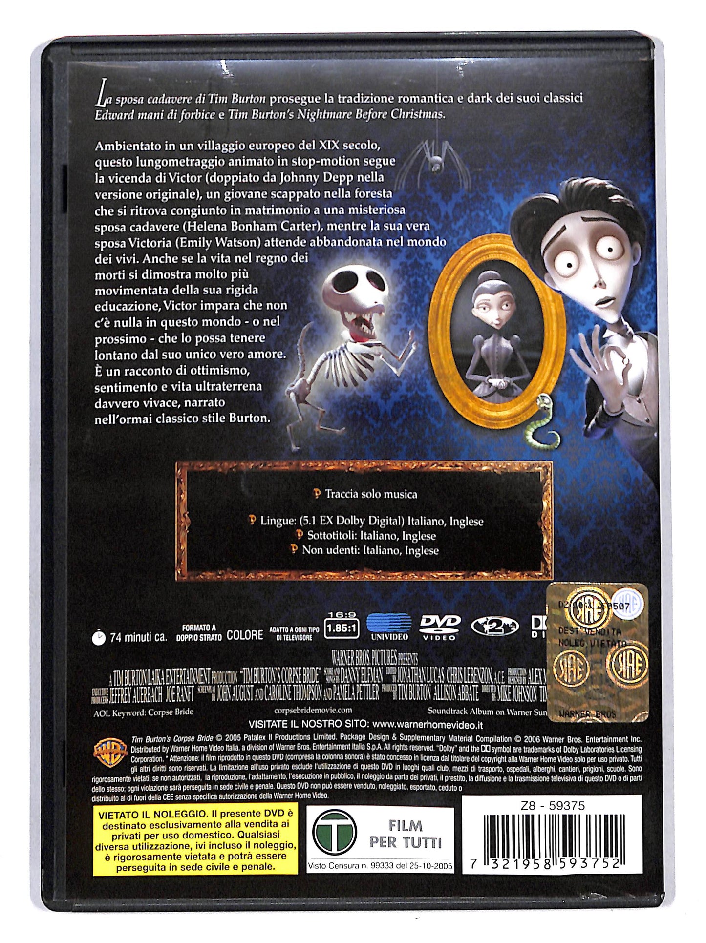 EBOND La sposa cadavere DVD DB626752