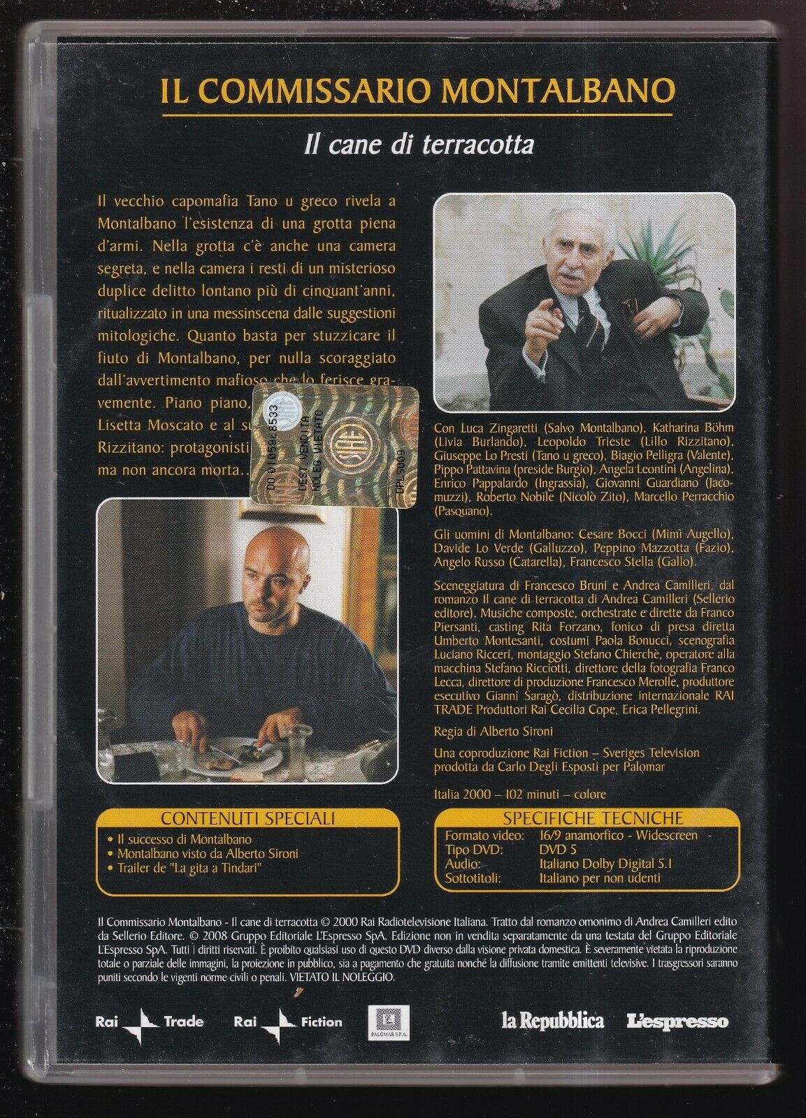 EBOND Il Cane Di Terracotta Il Commissario Montalbano Vol.4 EDitoria DVD DB626912