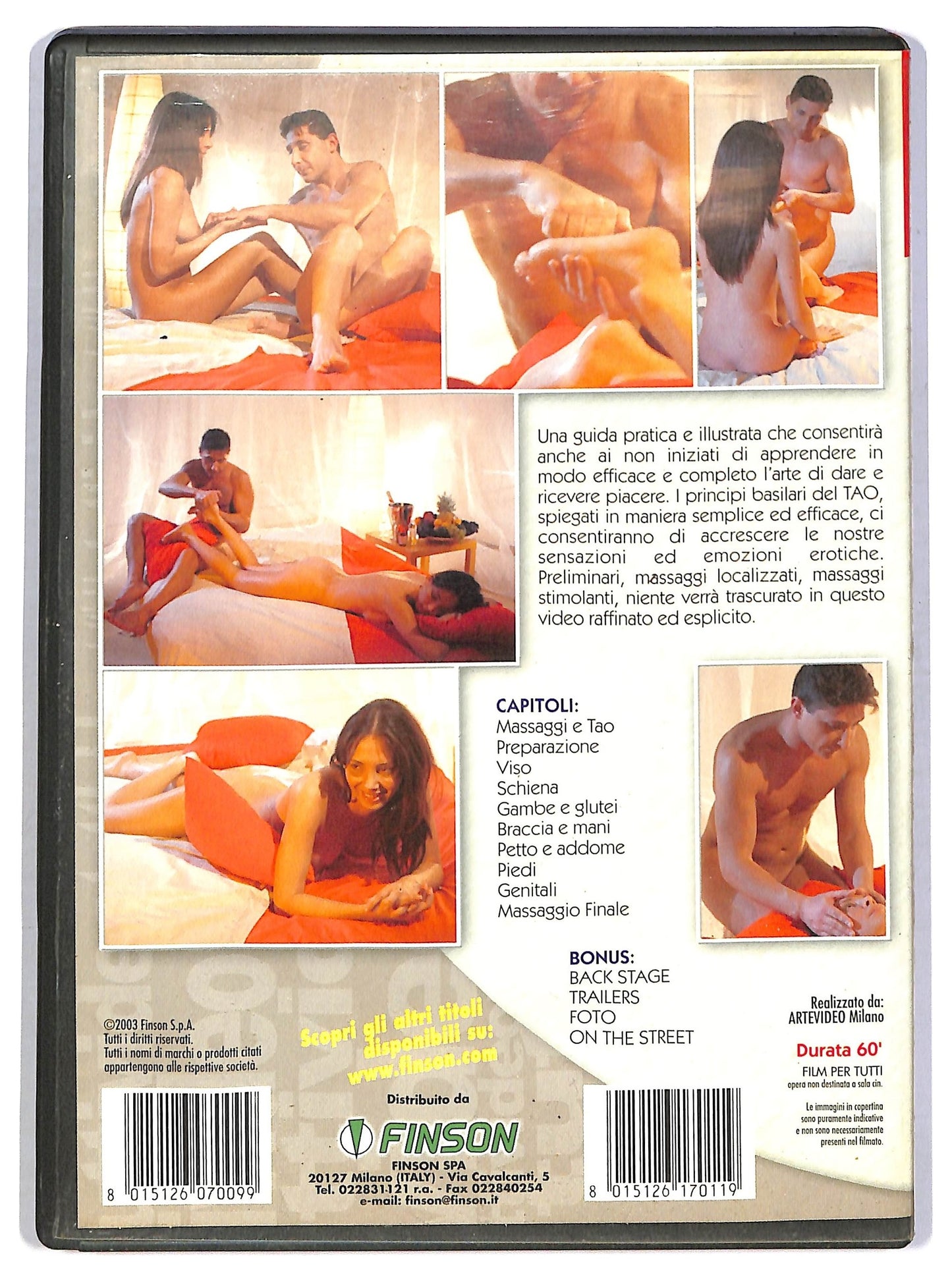 EBOND Massaggio sensuale EDITORIALE DVD DB626914