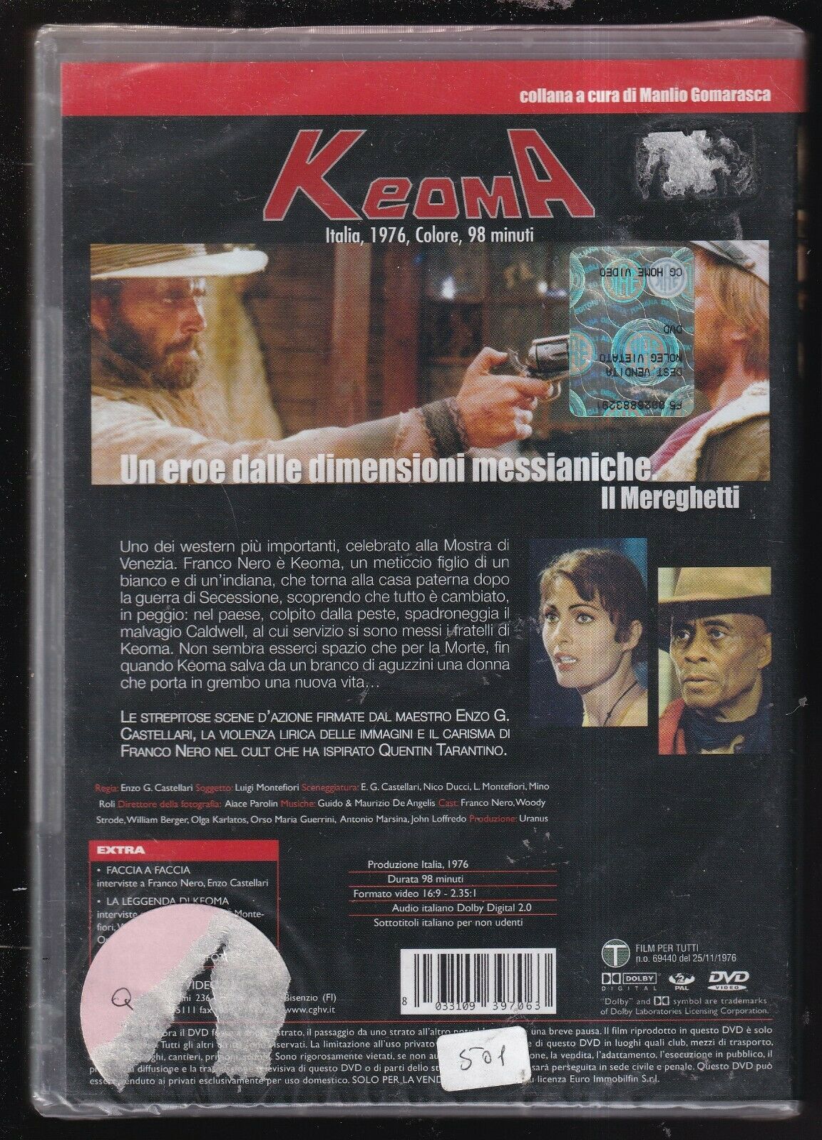 EBOND Keoma Con Franco Nero Versione Restaurata DVD DB627139