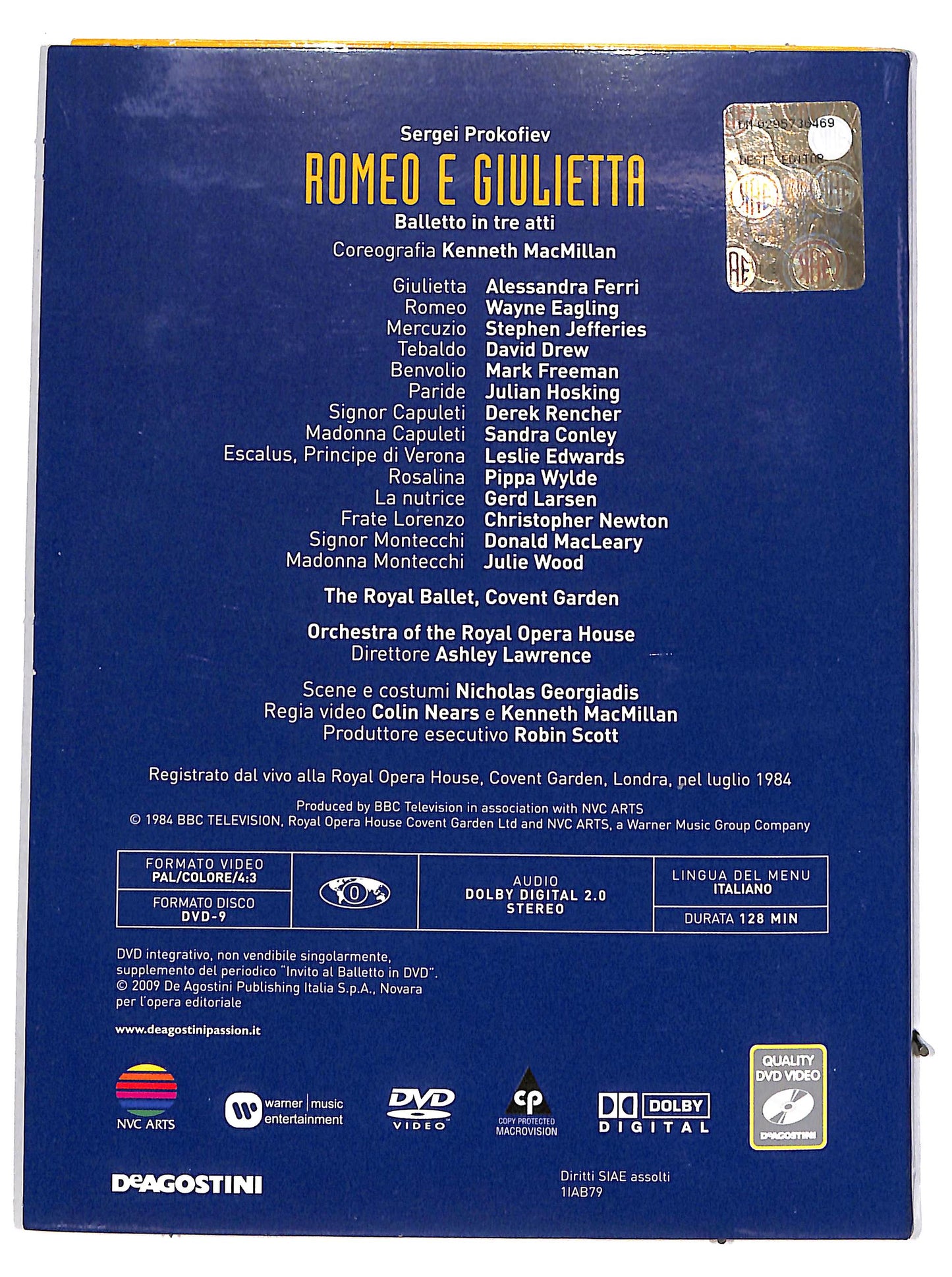 EBOND Invito al Balletto in 79 Romeo e Giulietta EDITORIALE DVD DB627151