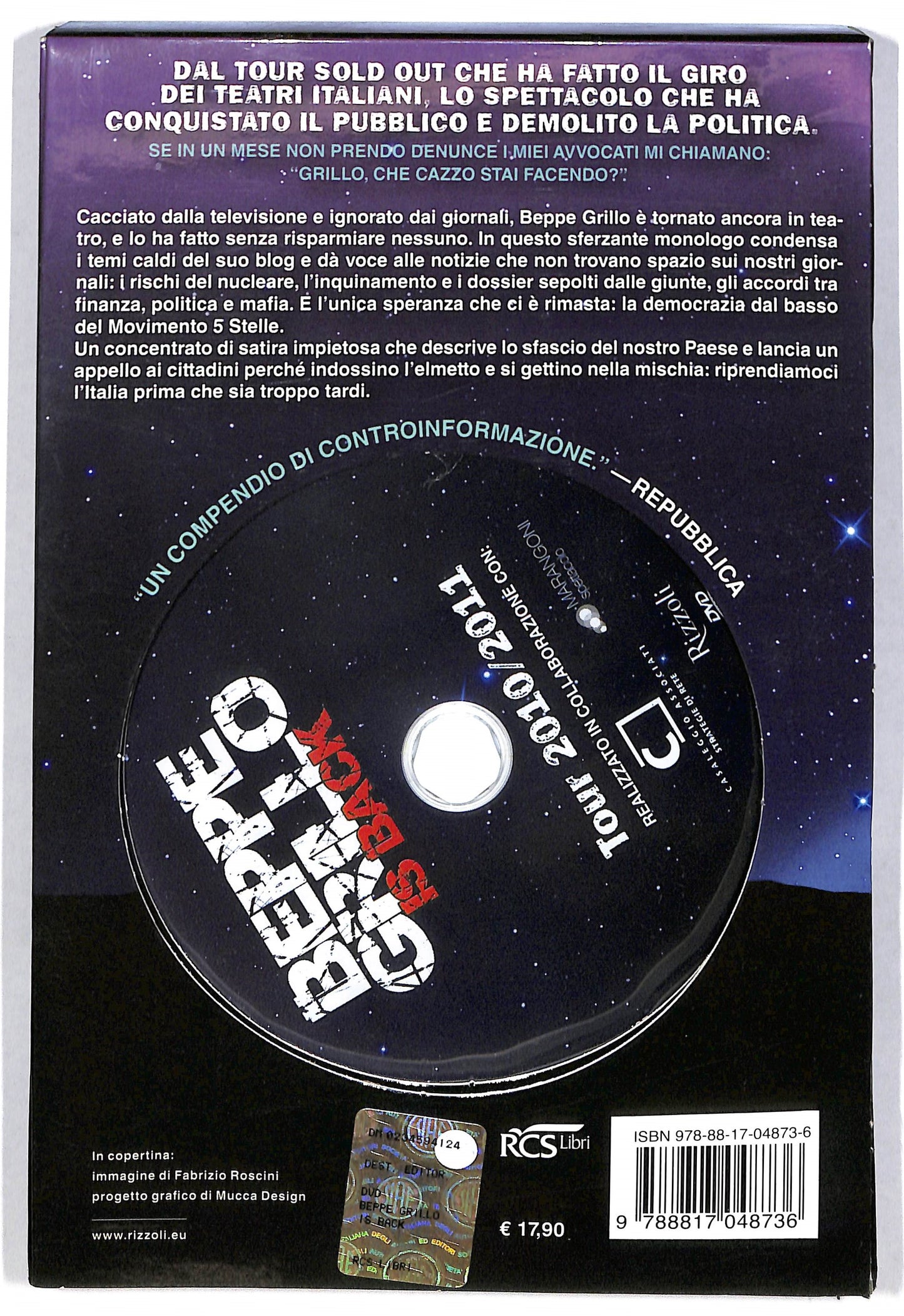 EBOND Beppe Grillo is back - libro e DVD DB627306