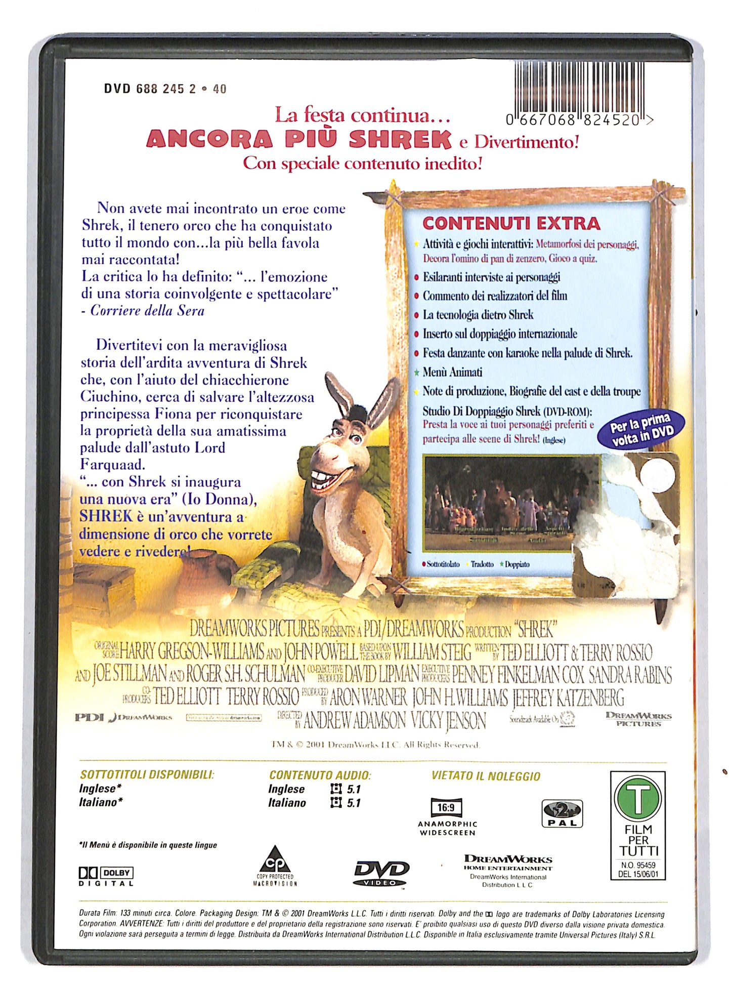 EBOND Shrek DVD DB627326