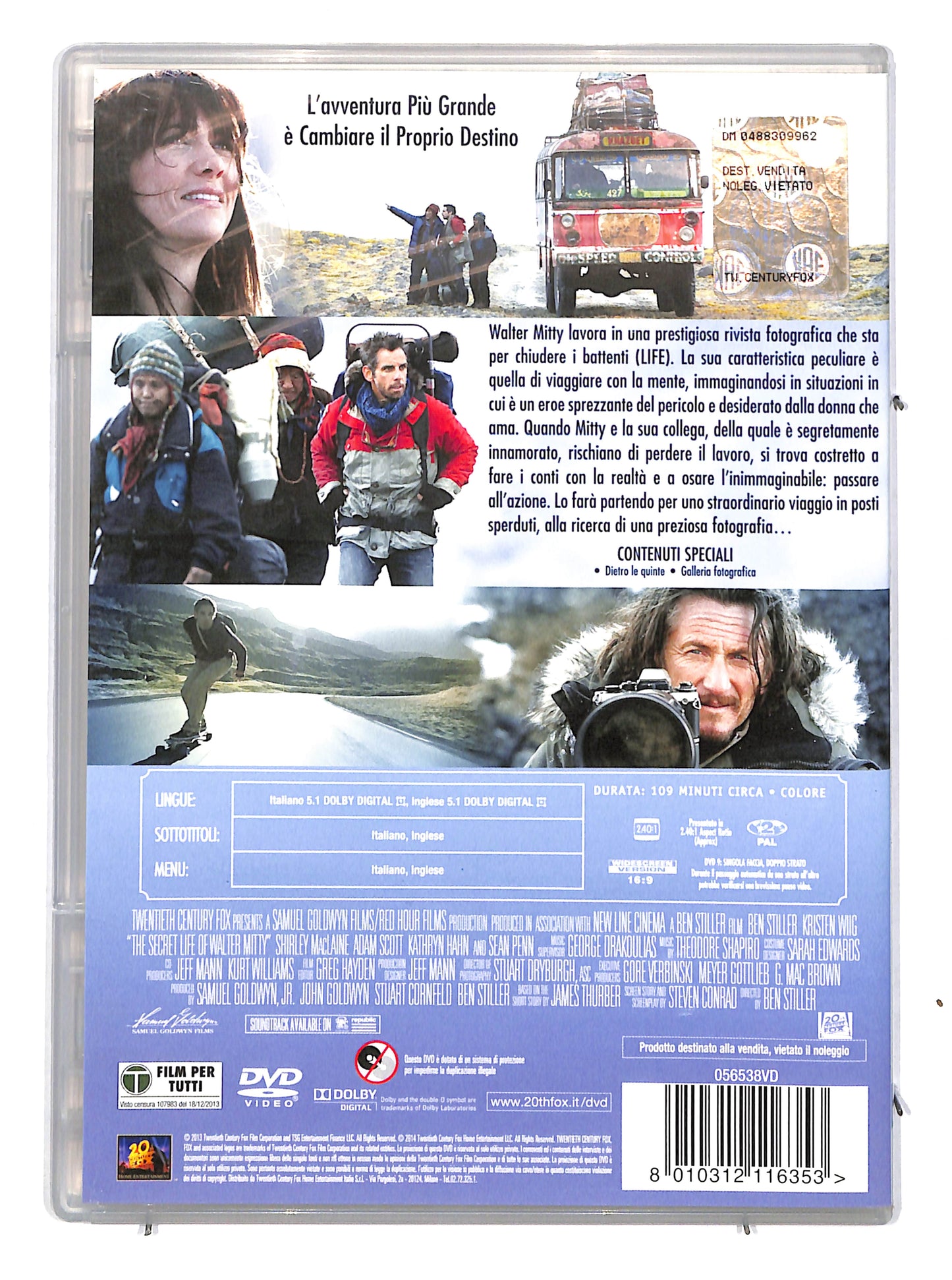 EBOND I sogni segreti di Walter Mitty SLIMCASE DVD DB627338