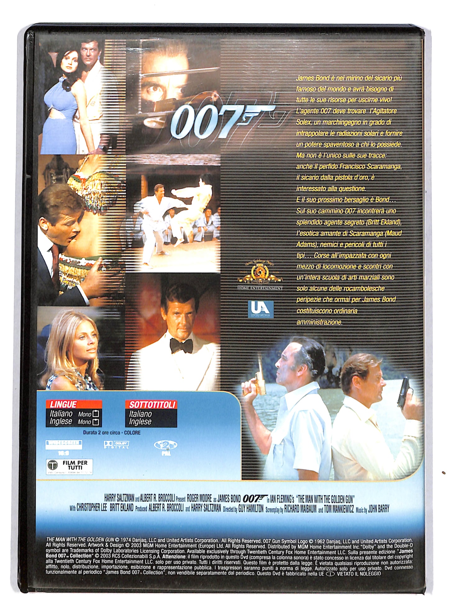 EBOND 007 - L'uomo dalla pistola d'oro EDITORIALE DVD DB627344