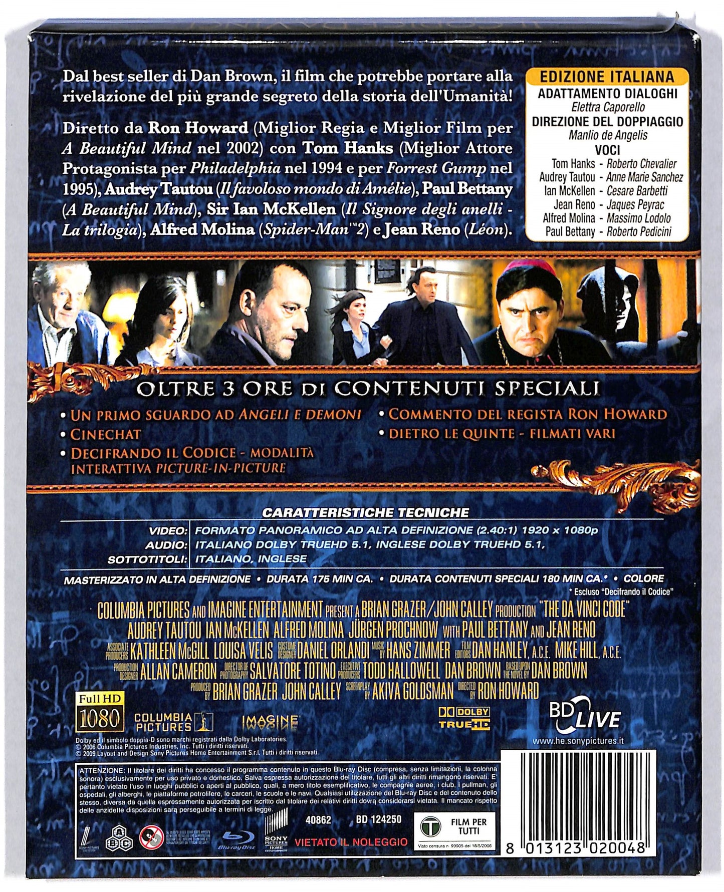 EBOND Il Codice Da Vinci - Extended Cut (2 dischi) BLURAY DB627362