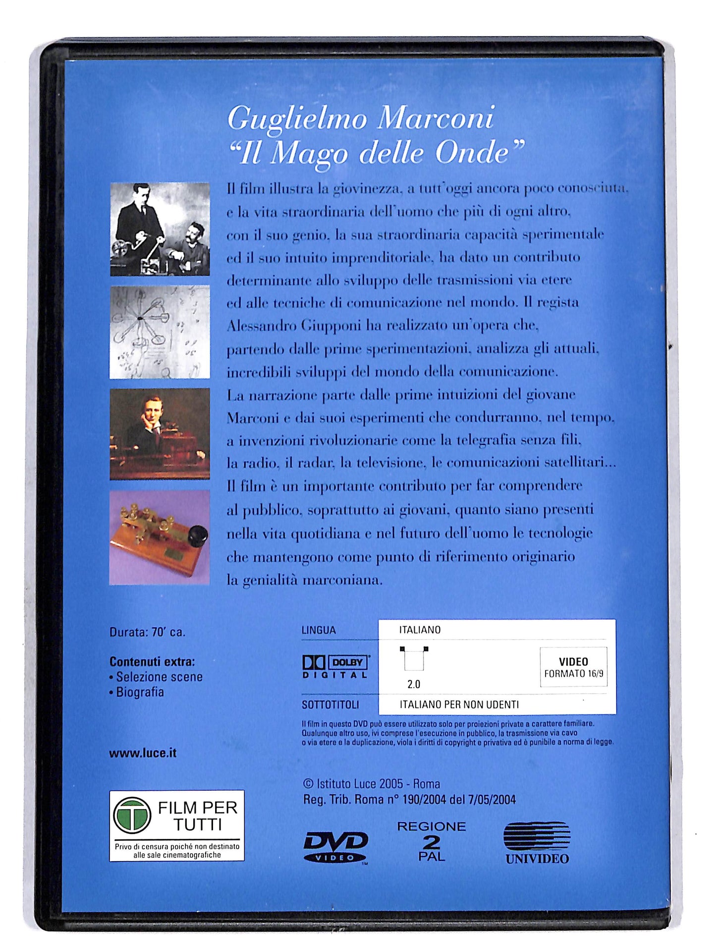 EBOND Novecento vol.21 Guglielmo Marconi il mago delle onde DVD DB627619