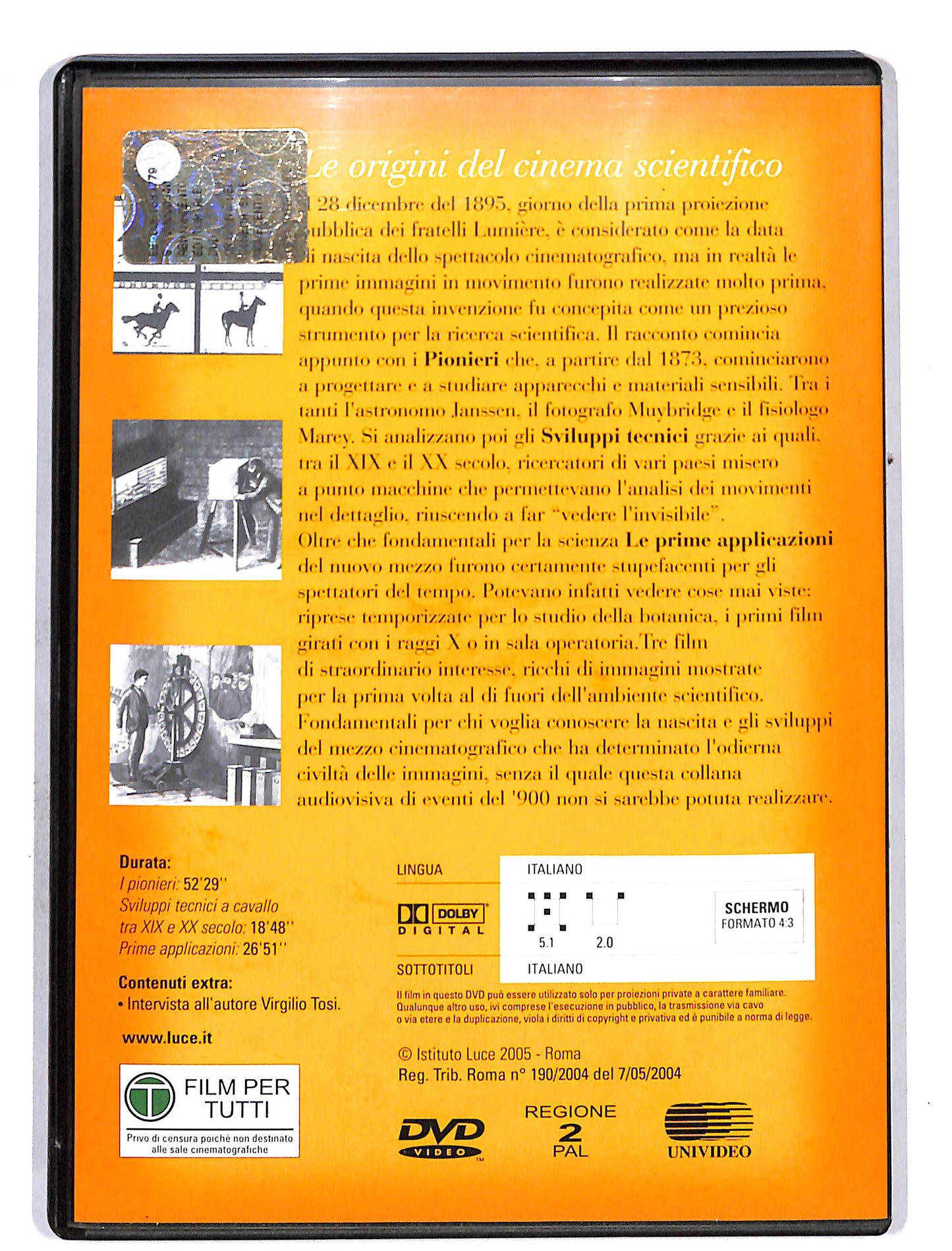 EBOND Novecento vol.1 Le origini del cinema scientifico DVD DB627628