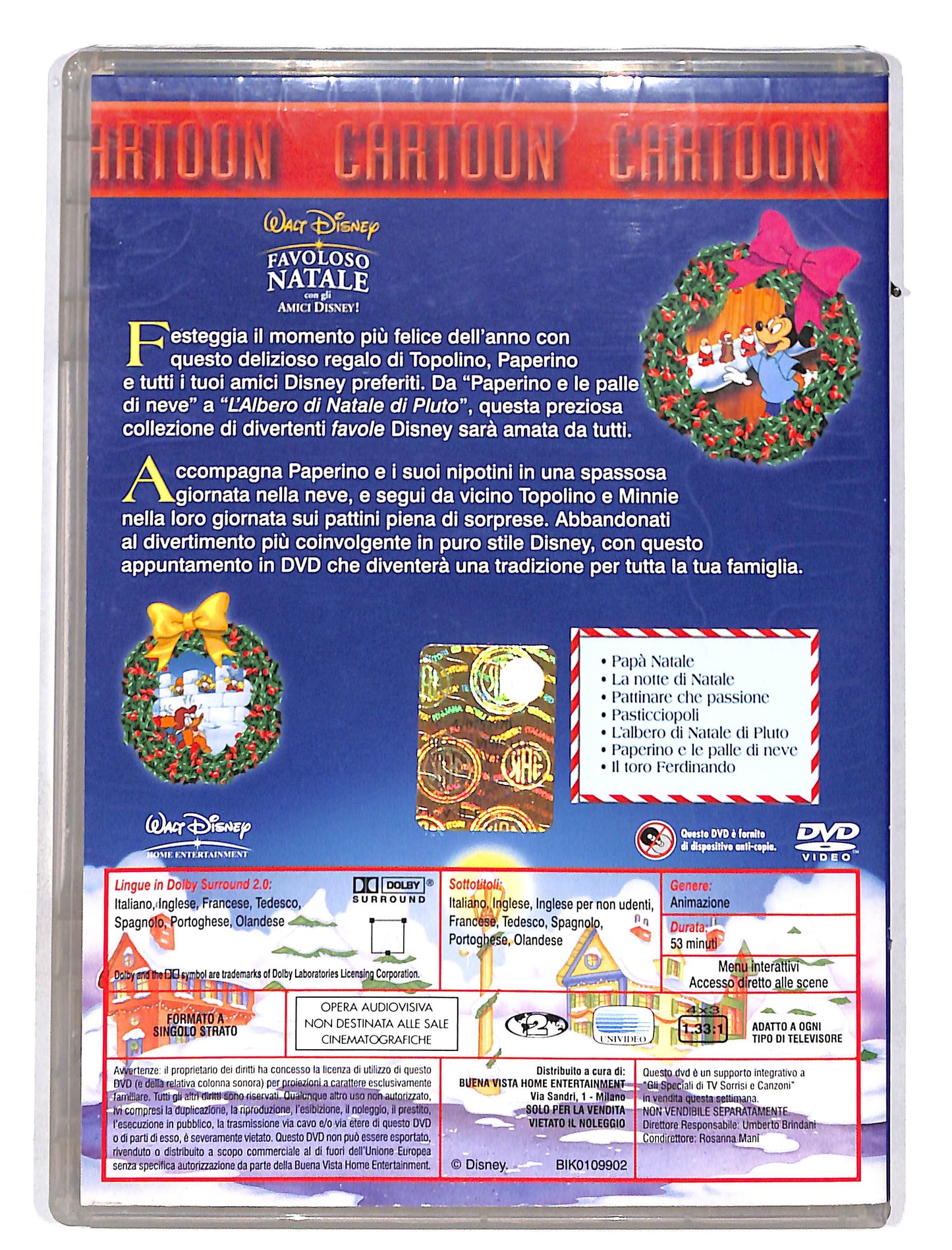 EBOND Favoloso Natale con gli amici Disney EDITORIALE DVD DB628120