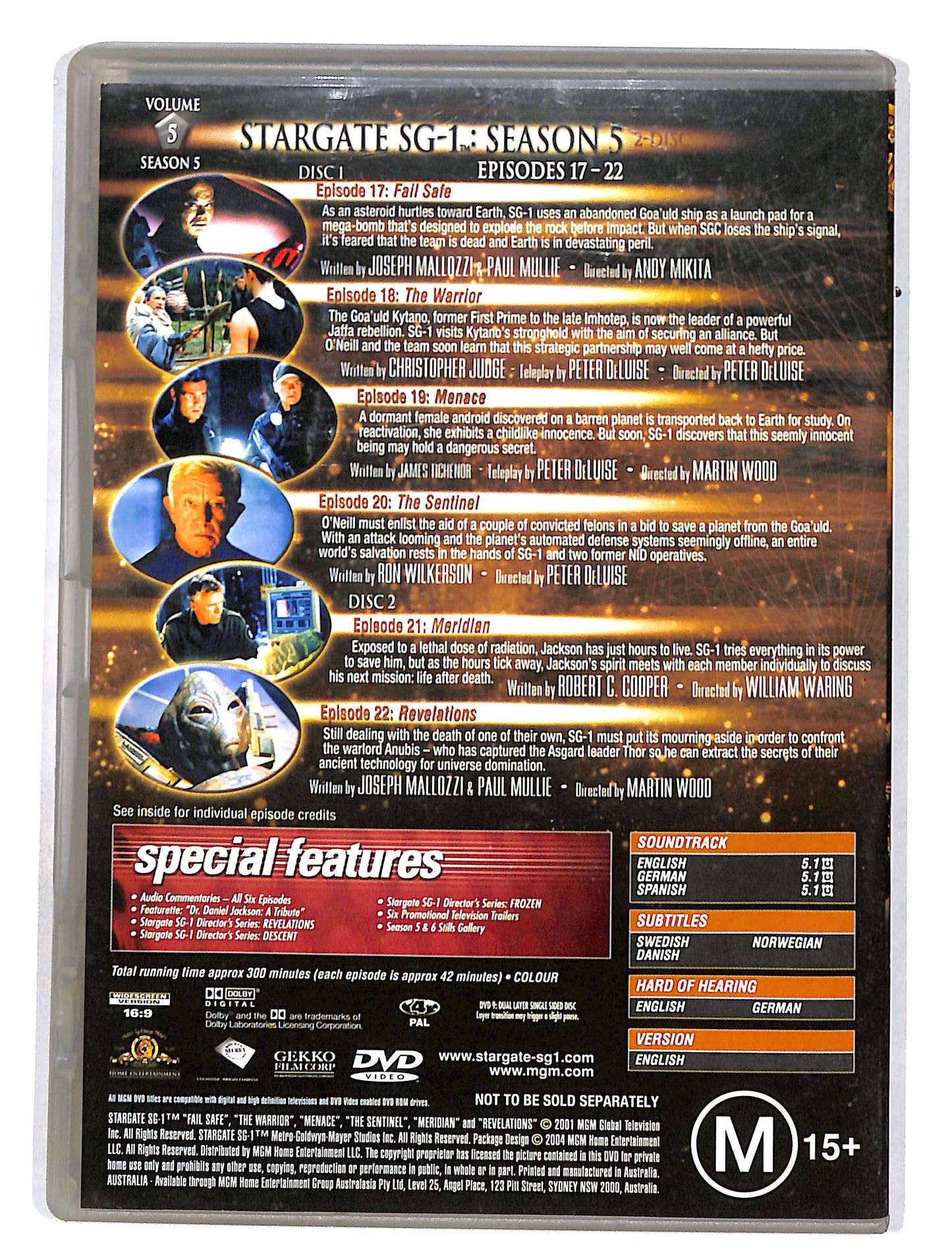 EBOND Stargate Sg.1 Season 5 Vol.5 ( 2 dischi) DVD DB628149
