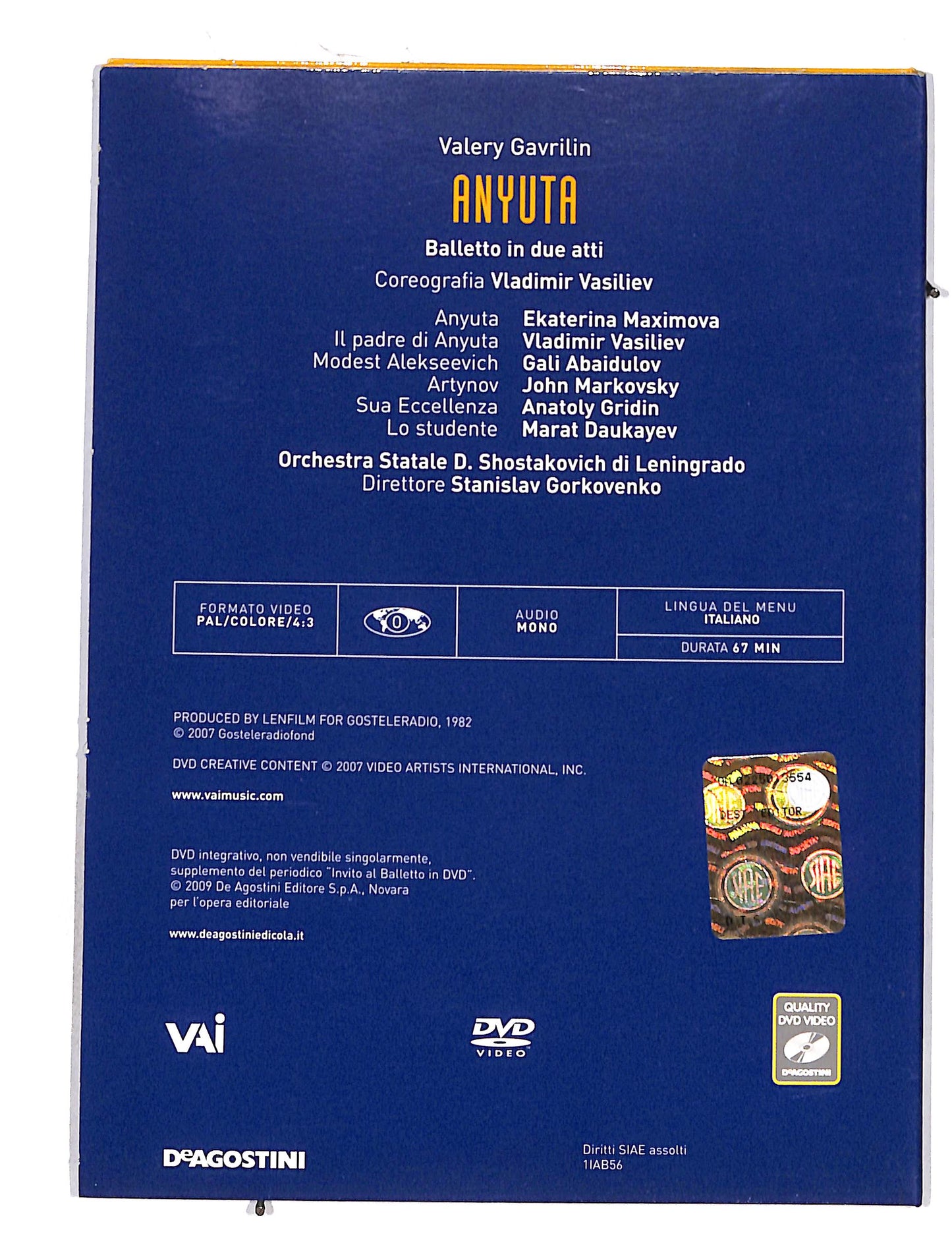 EBOND Invito al balletto vol.56 Anyuta DVD DB628330