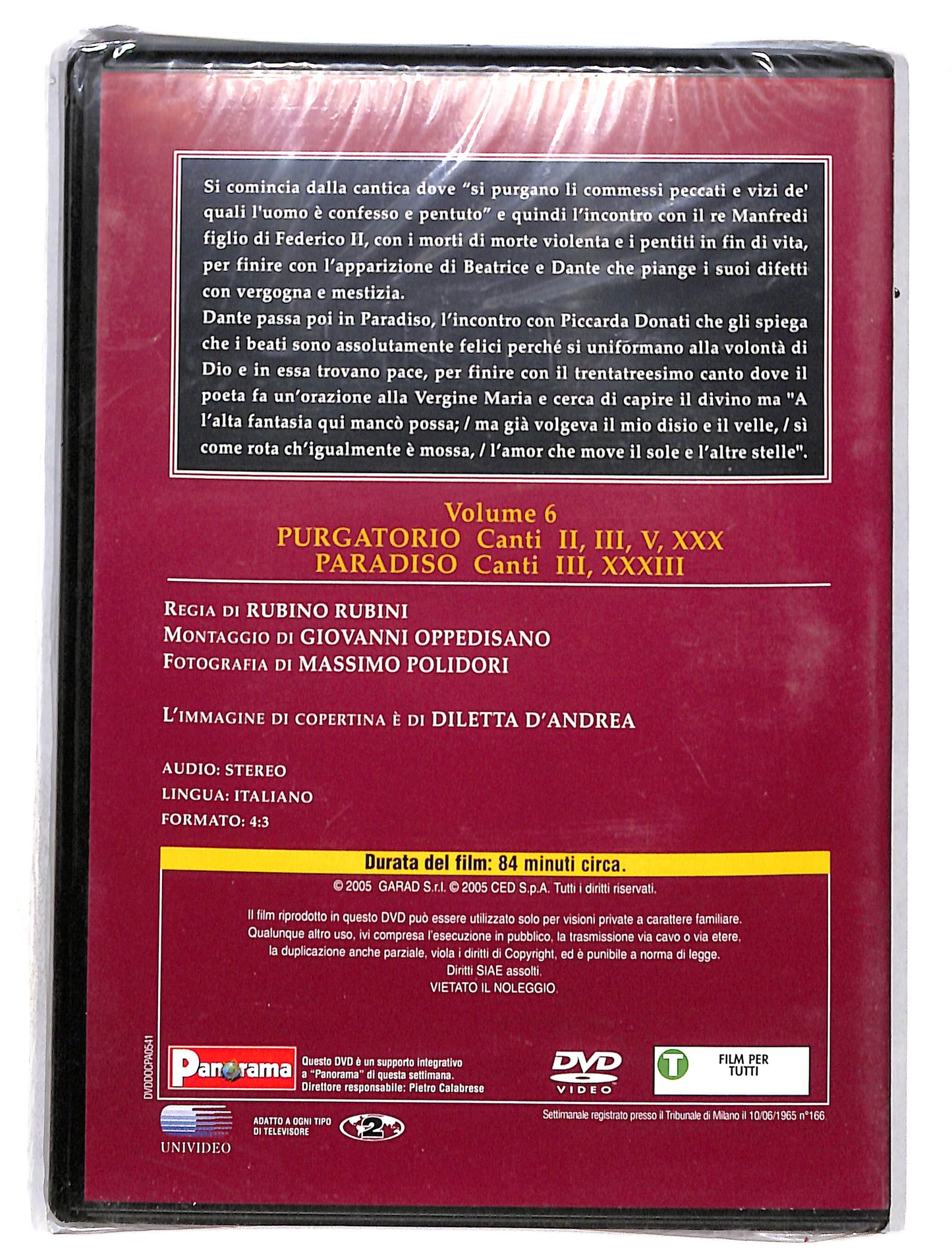 EBOND Gassman legge Dante - Divina Commedia vol.6 DVD DB628371