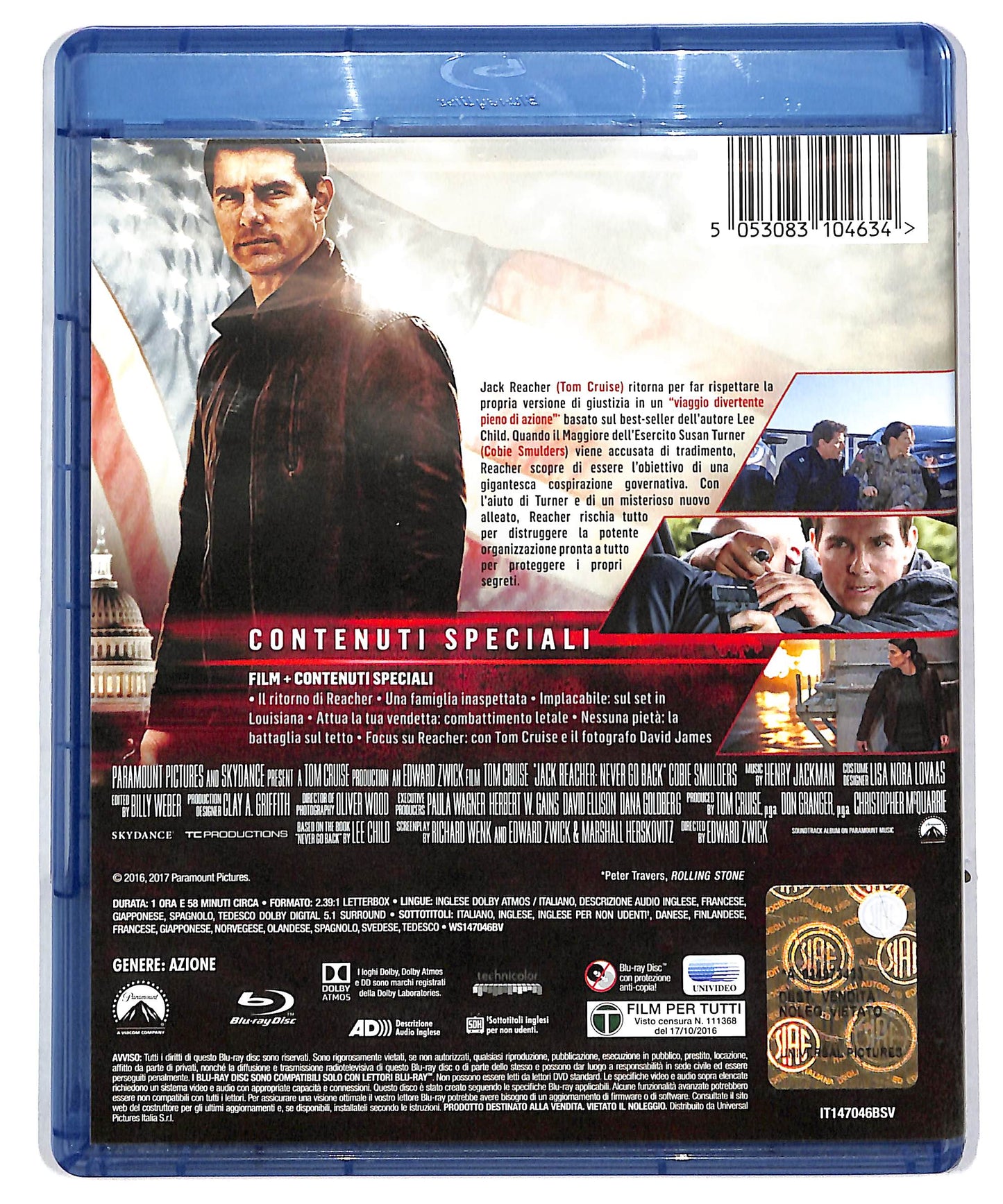 EBOND Jack Reacher  BLURAY DB628629