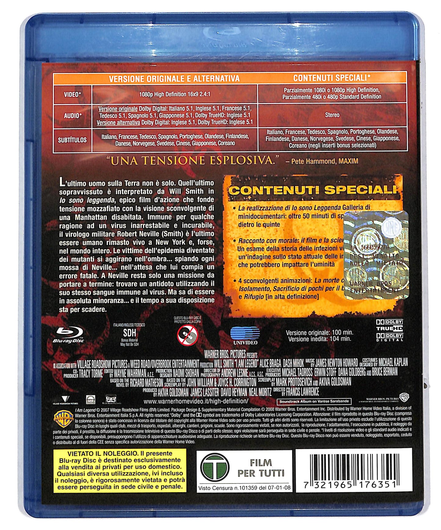 EBOND Io sono leggenda BLURAY DB628636