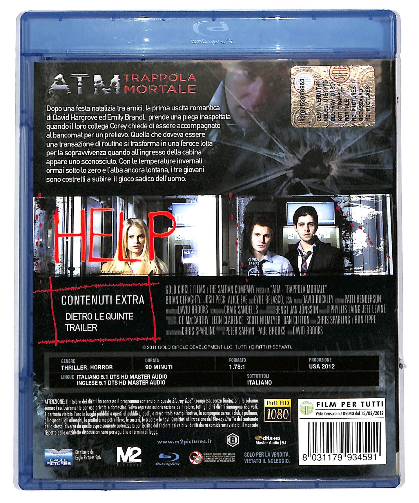 EBOND Atm Trappola Mortale BLURAY DB628637