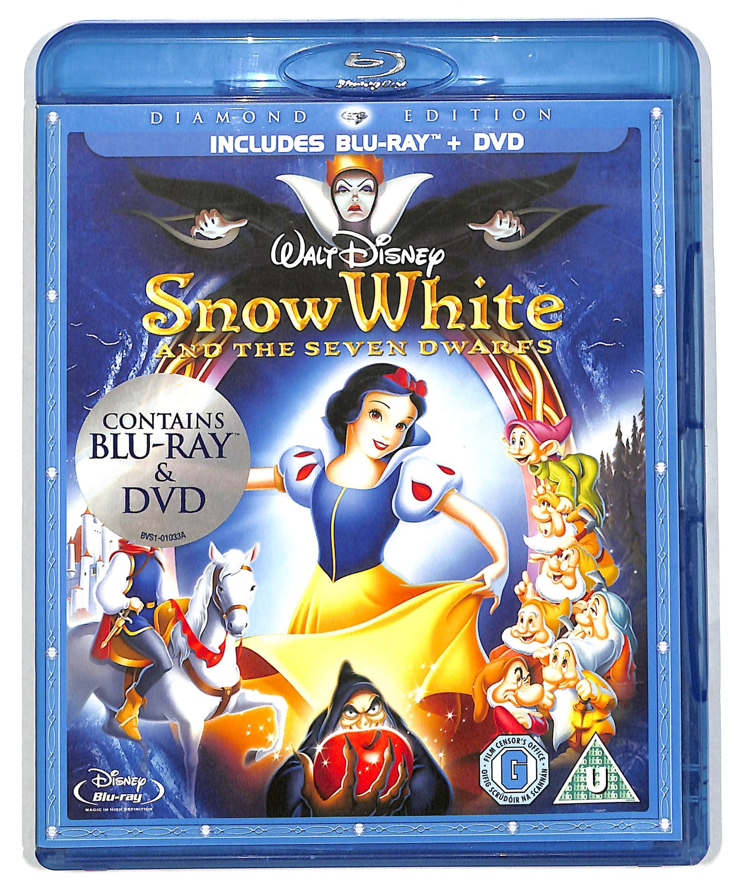 EBOND Snow White and The Seven Dwarfs (UK Version) DVD + BLURAY DB628678