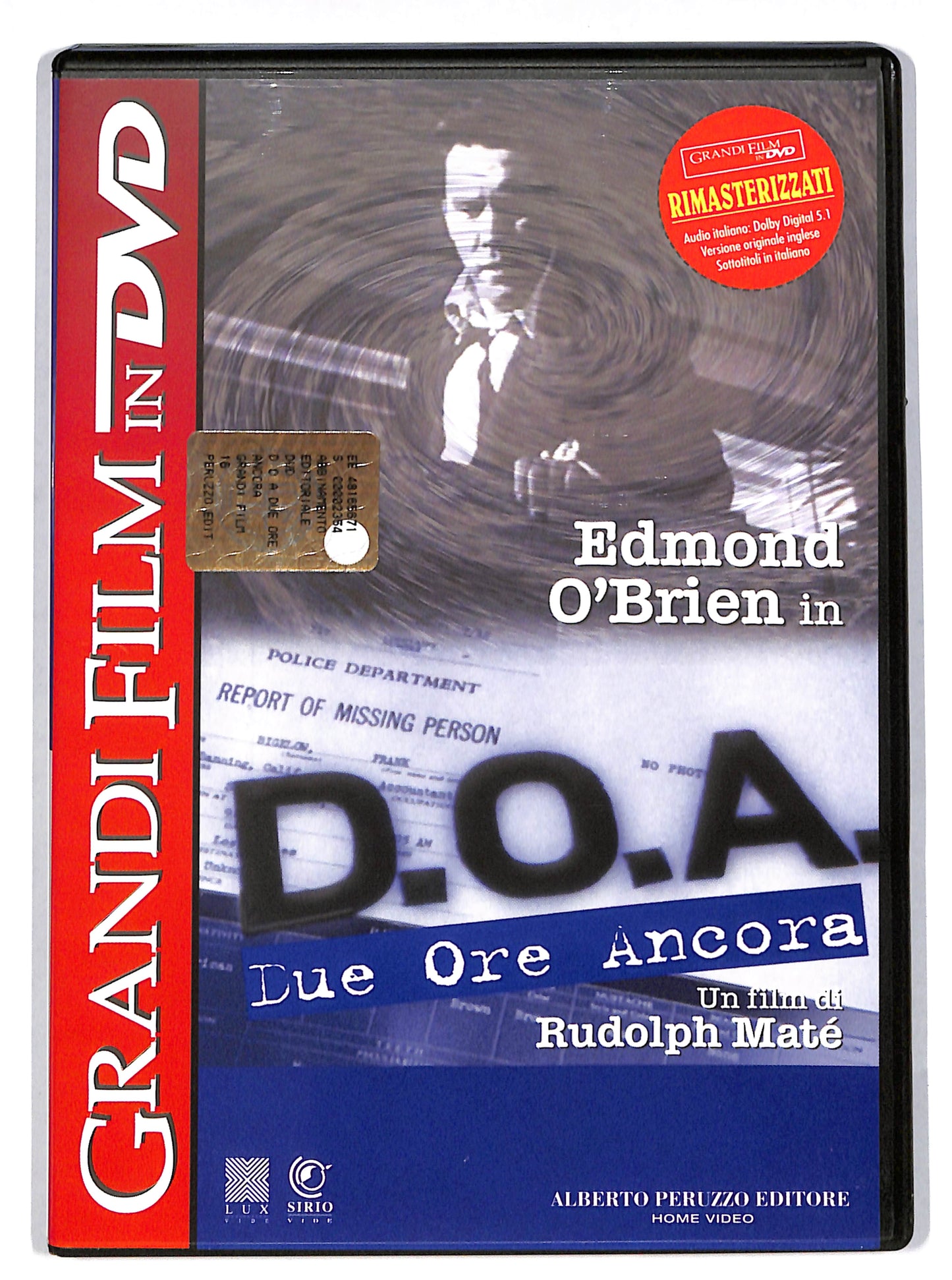 EBOND D.o.a. - Due Ore Ancora EDITORIALE DVD DB628912