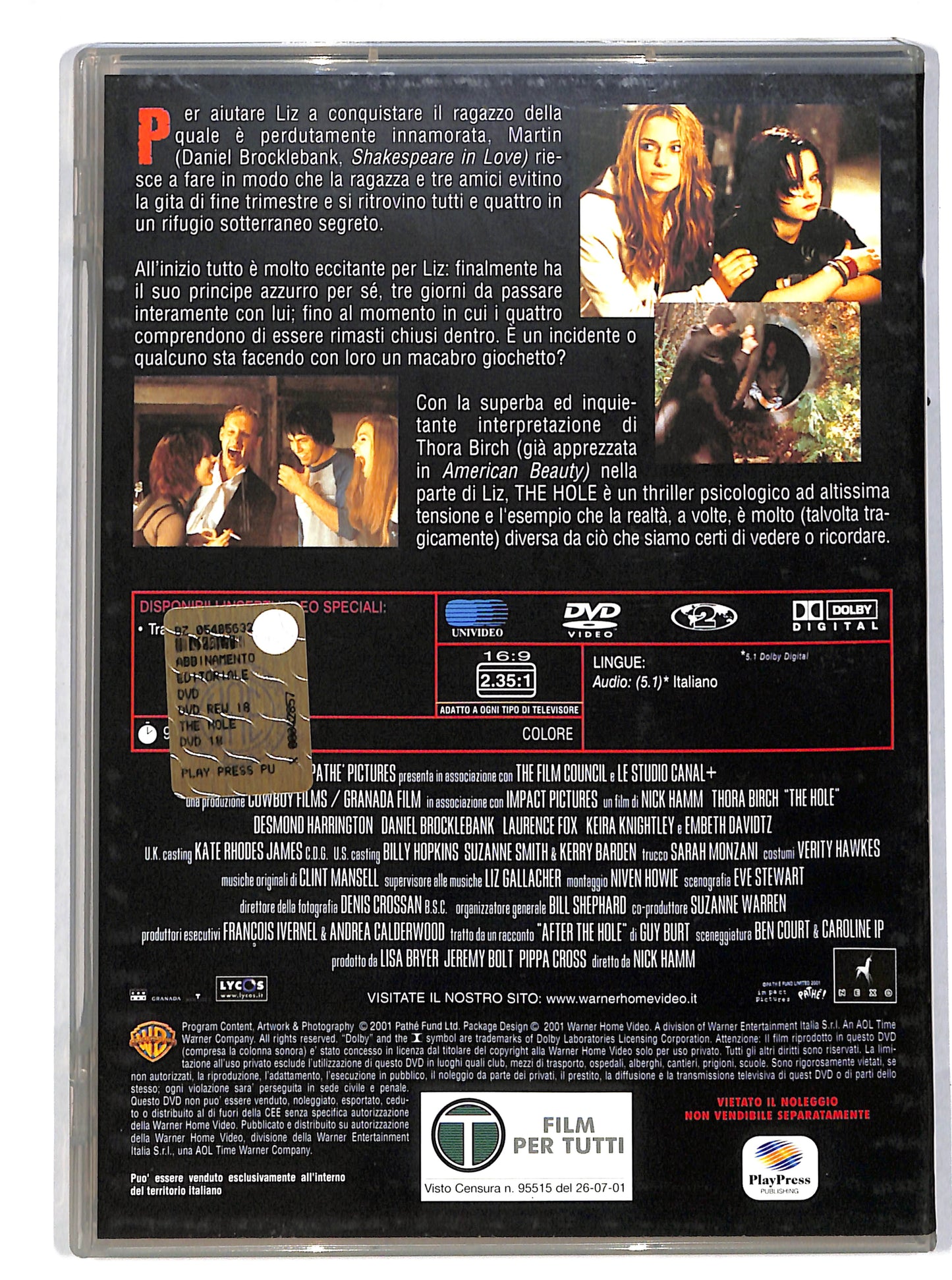 EBOND The Hole EDITORIALE DVD DB628916