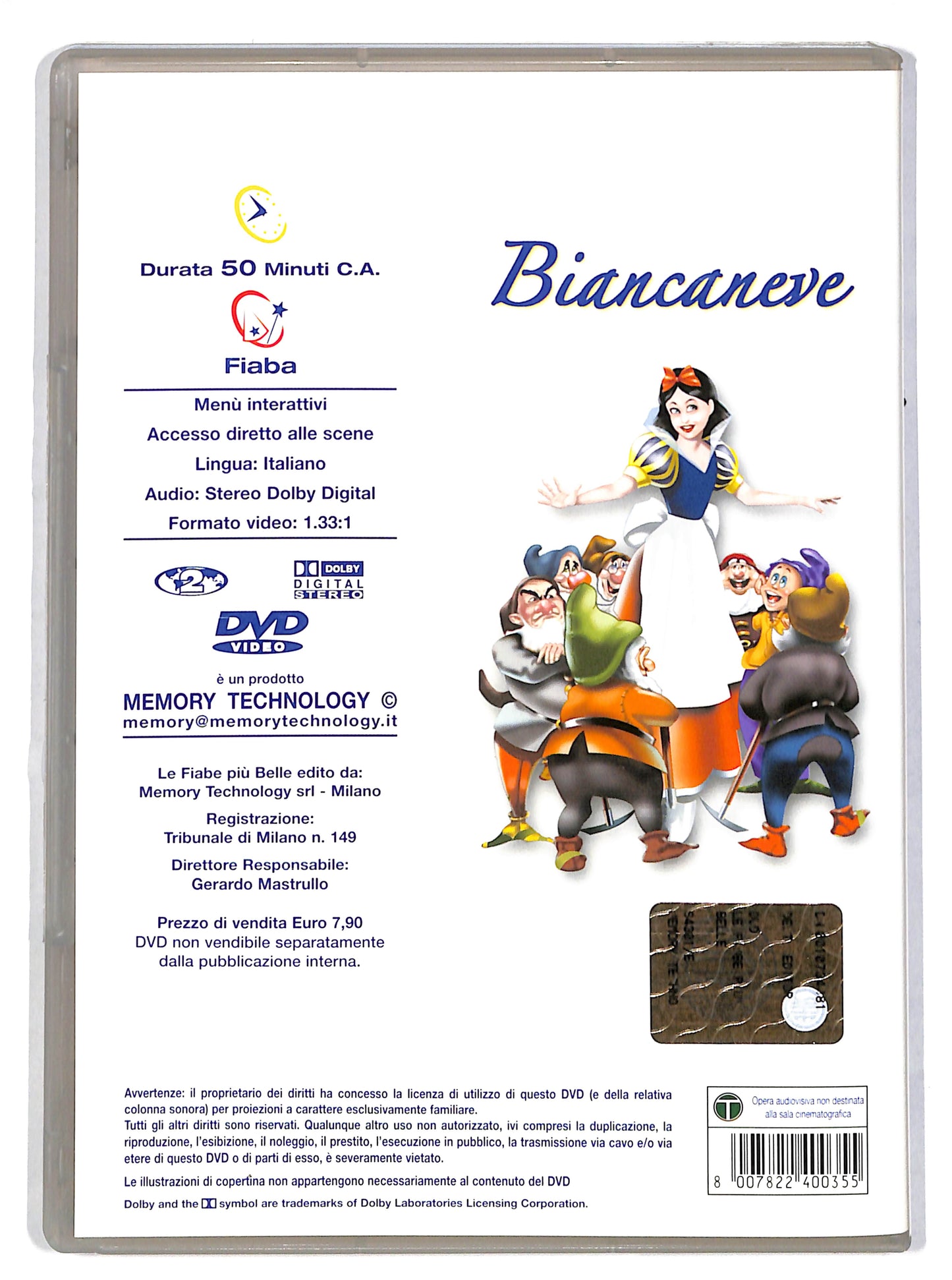 EBOND Biancaneve DVD DB628918