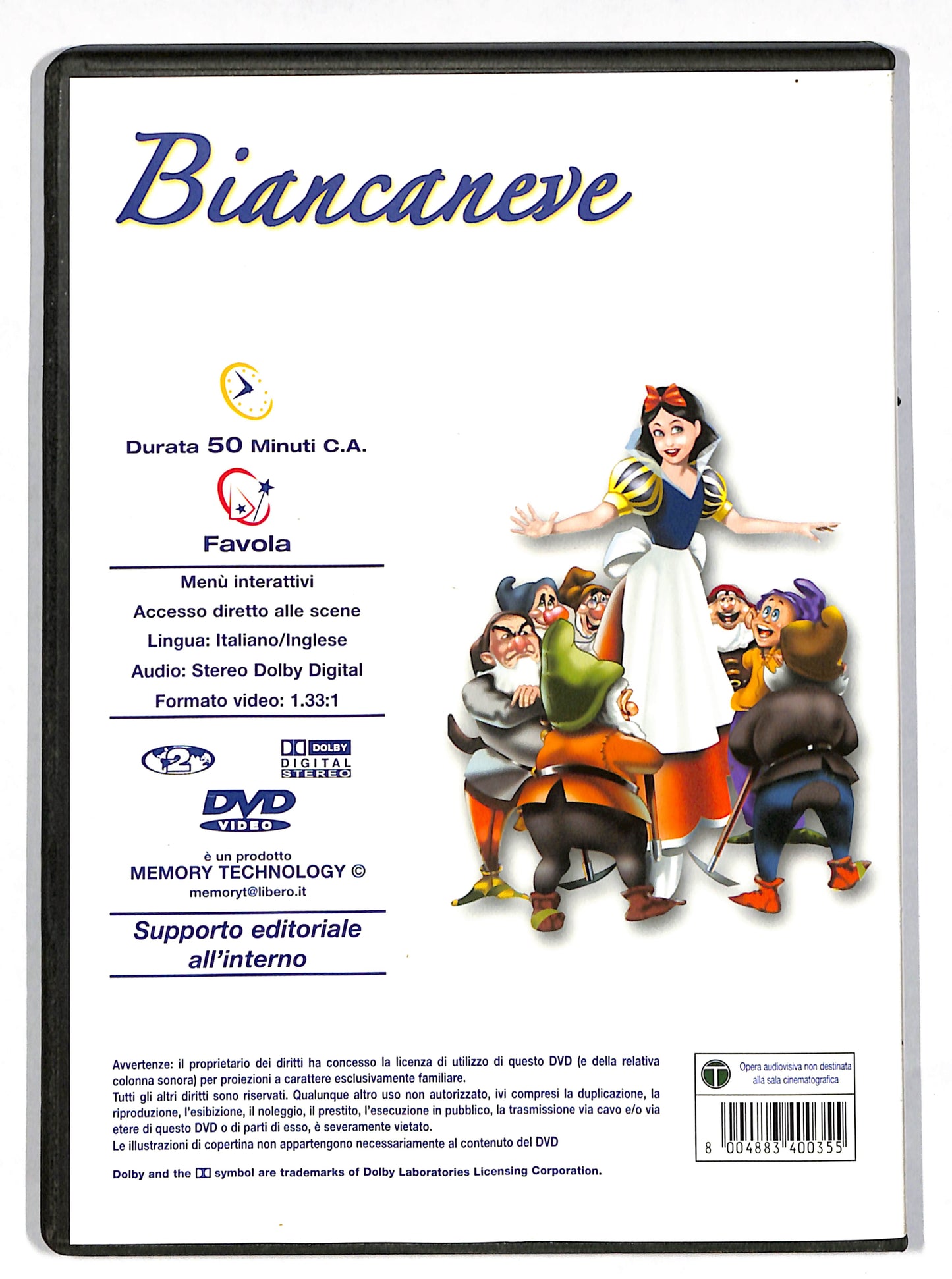 EBOND Biancaneve DVD DB628941