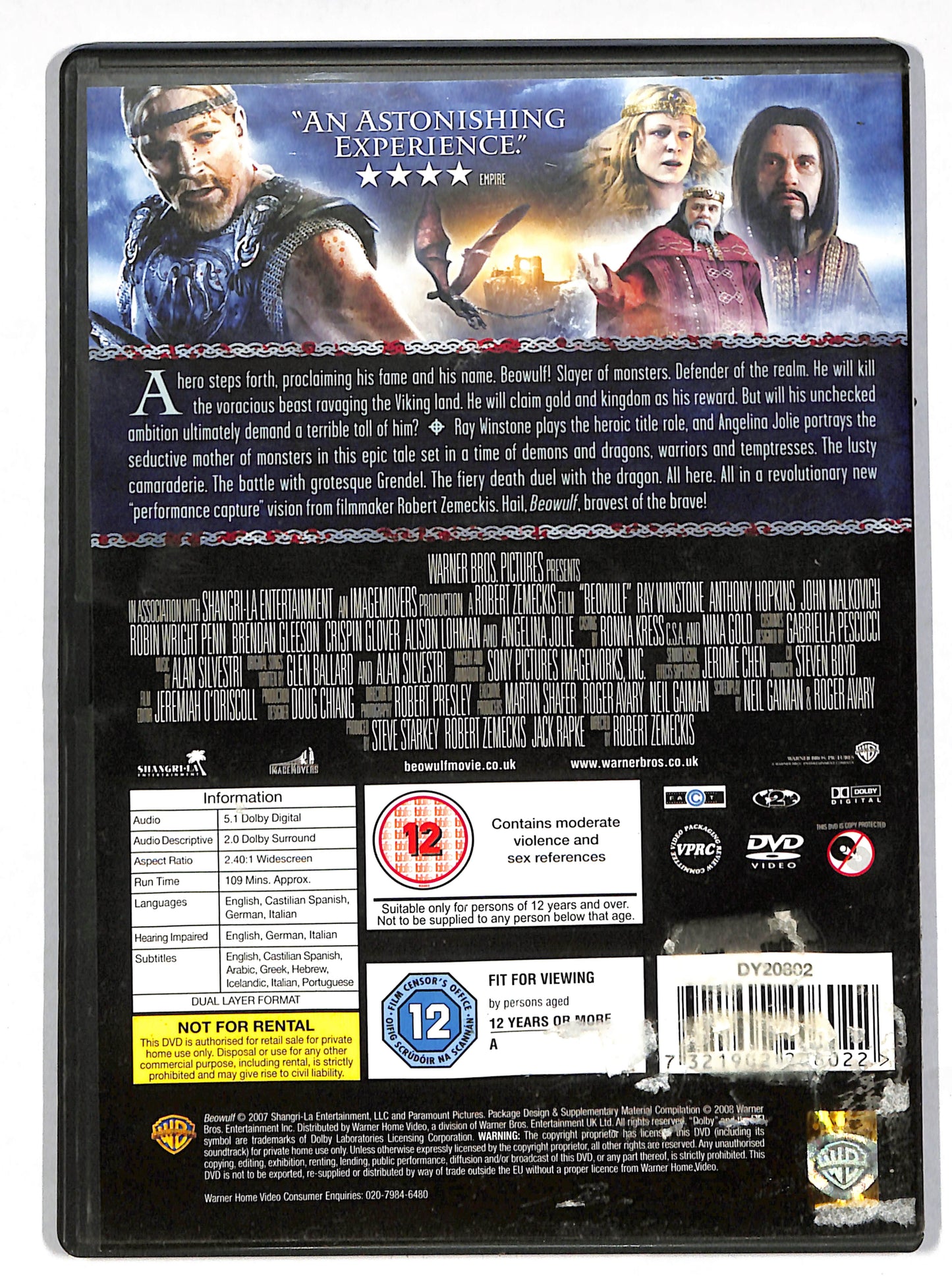 EBOND Beowulf EDIZIONE UK DVD DB628942