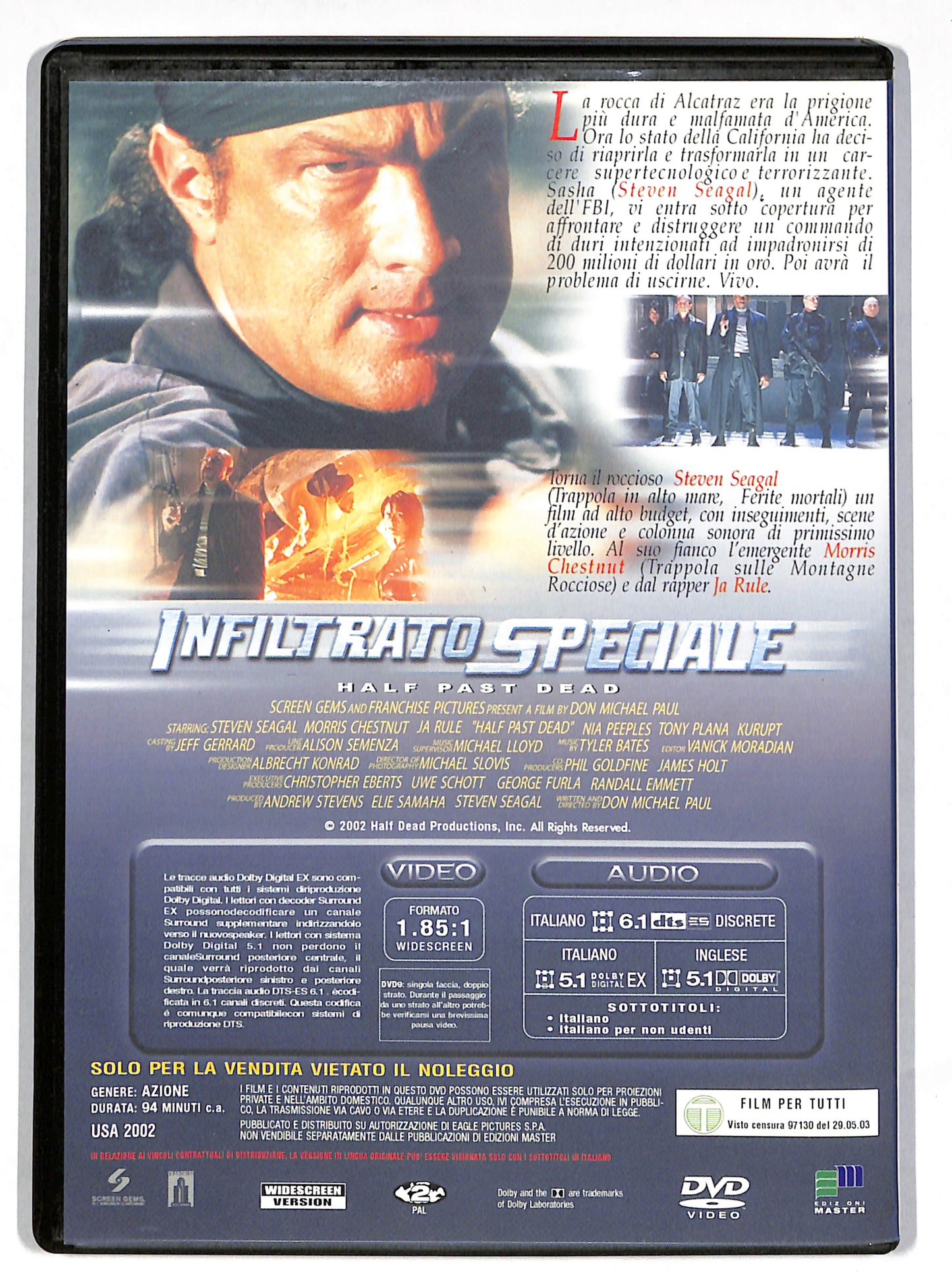 EBOND Infiltrato speciale EDITORIALE DVD DB628952