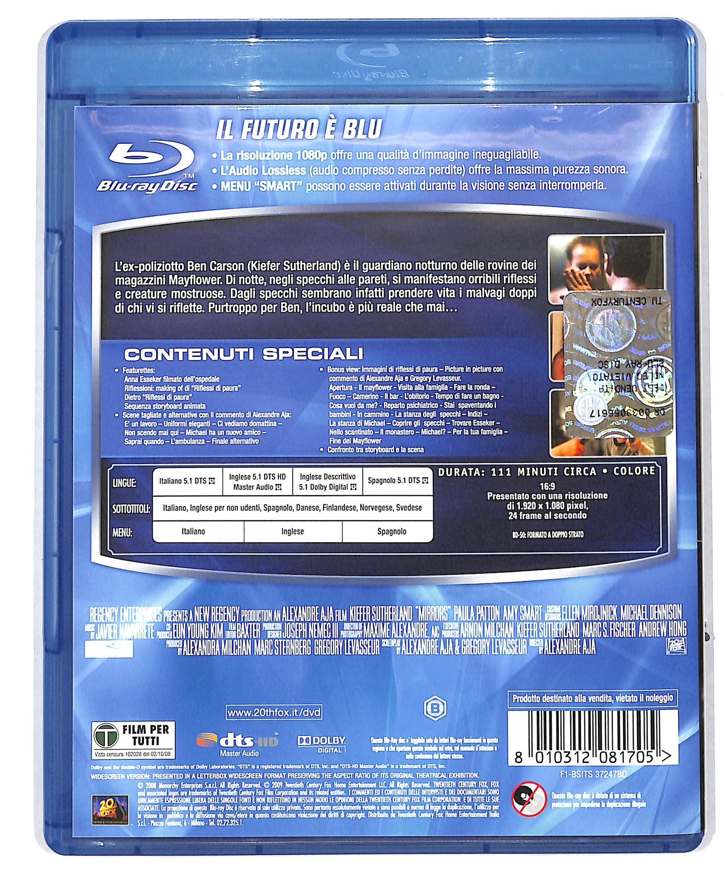 EBOND Riflessi di paura BLURAY DB629107