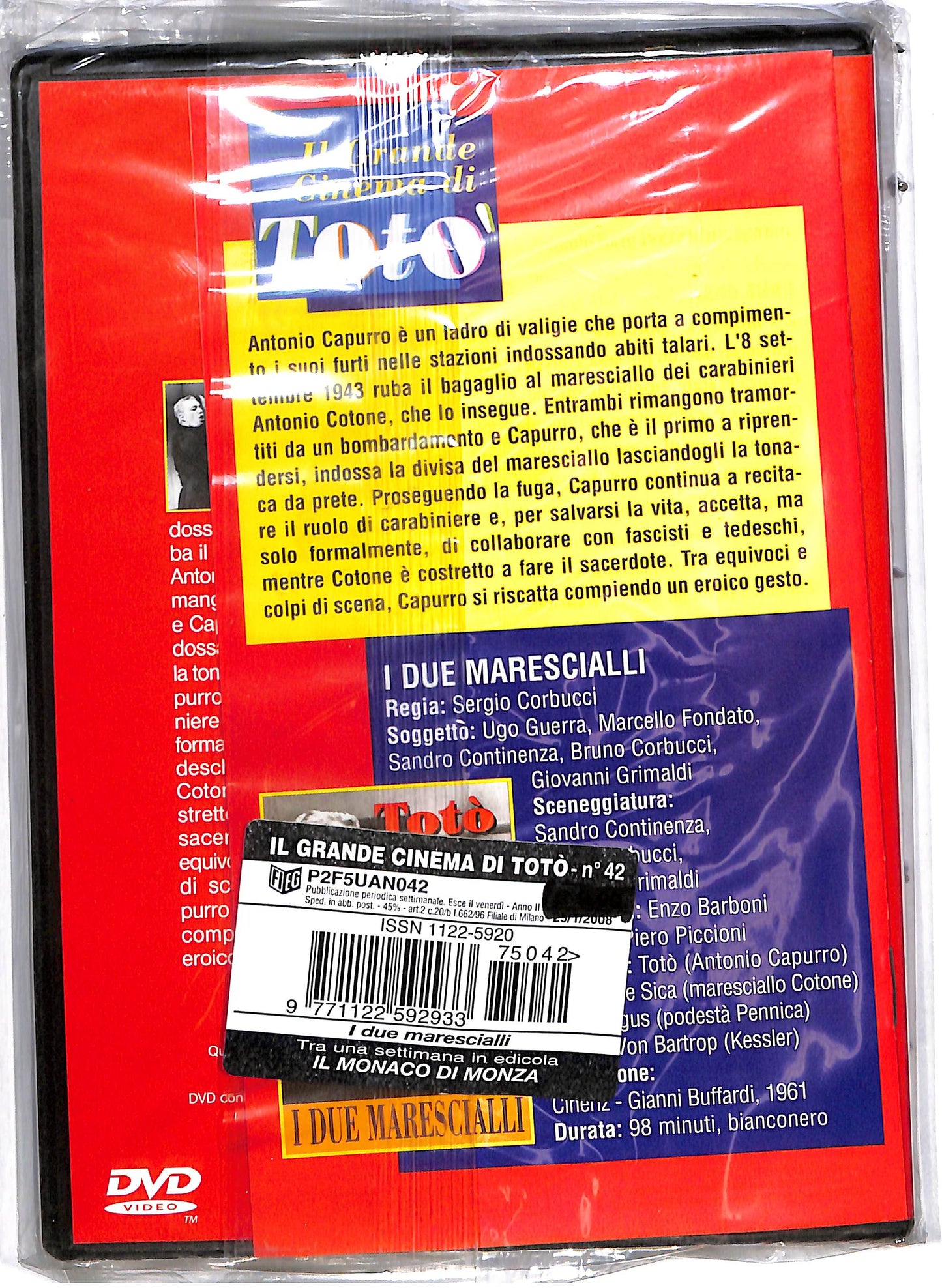 EBOND Il Grande Cinemea di Toto- I due marescialli EDITORIALE DVD DB629228