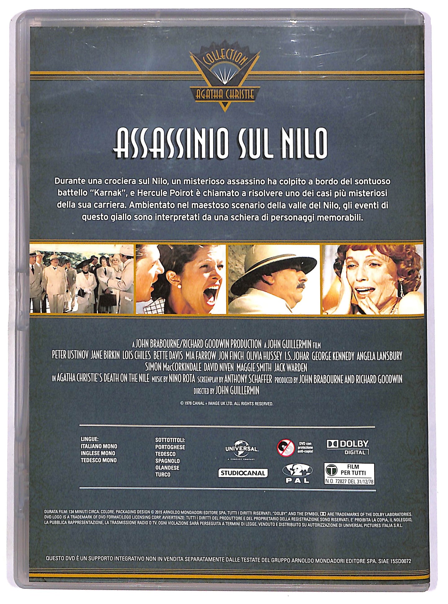 EBOND Assassinio sul Nilo EDITORIALE DVD DB629262