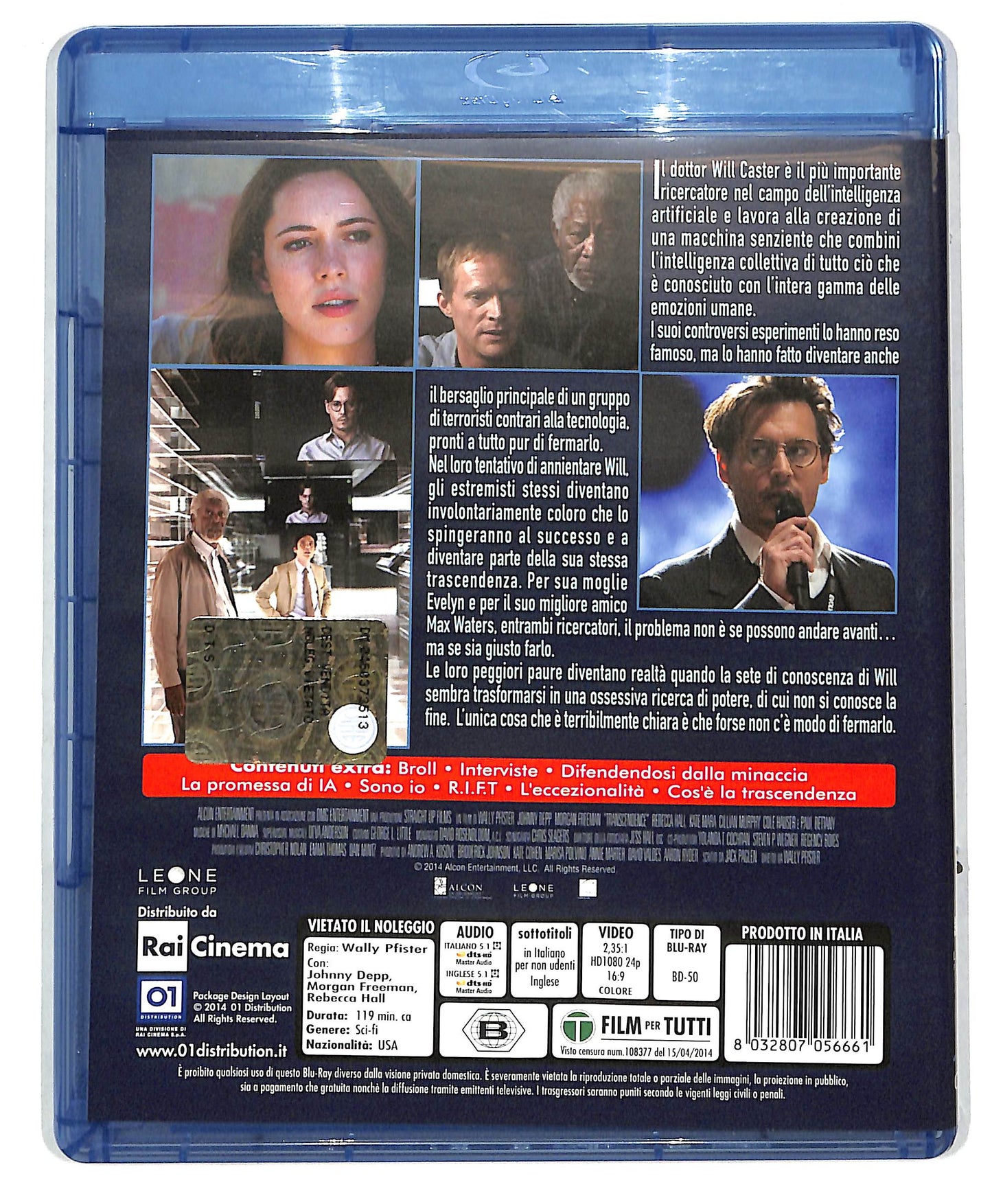 EBOND Transcendence BLURAY DB629652