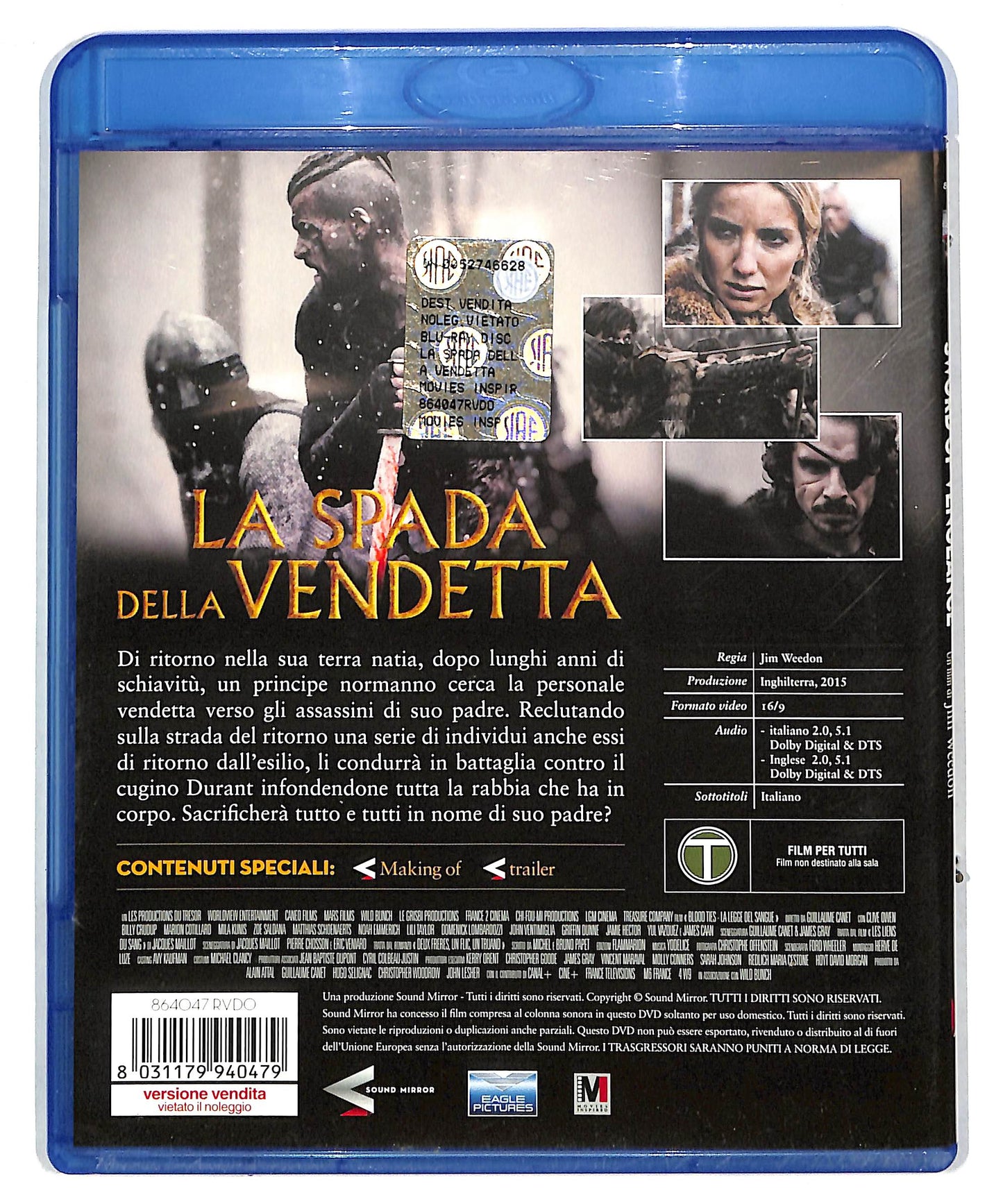 EBOND La spada della vendetta BLURAY DB629654