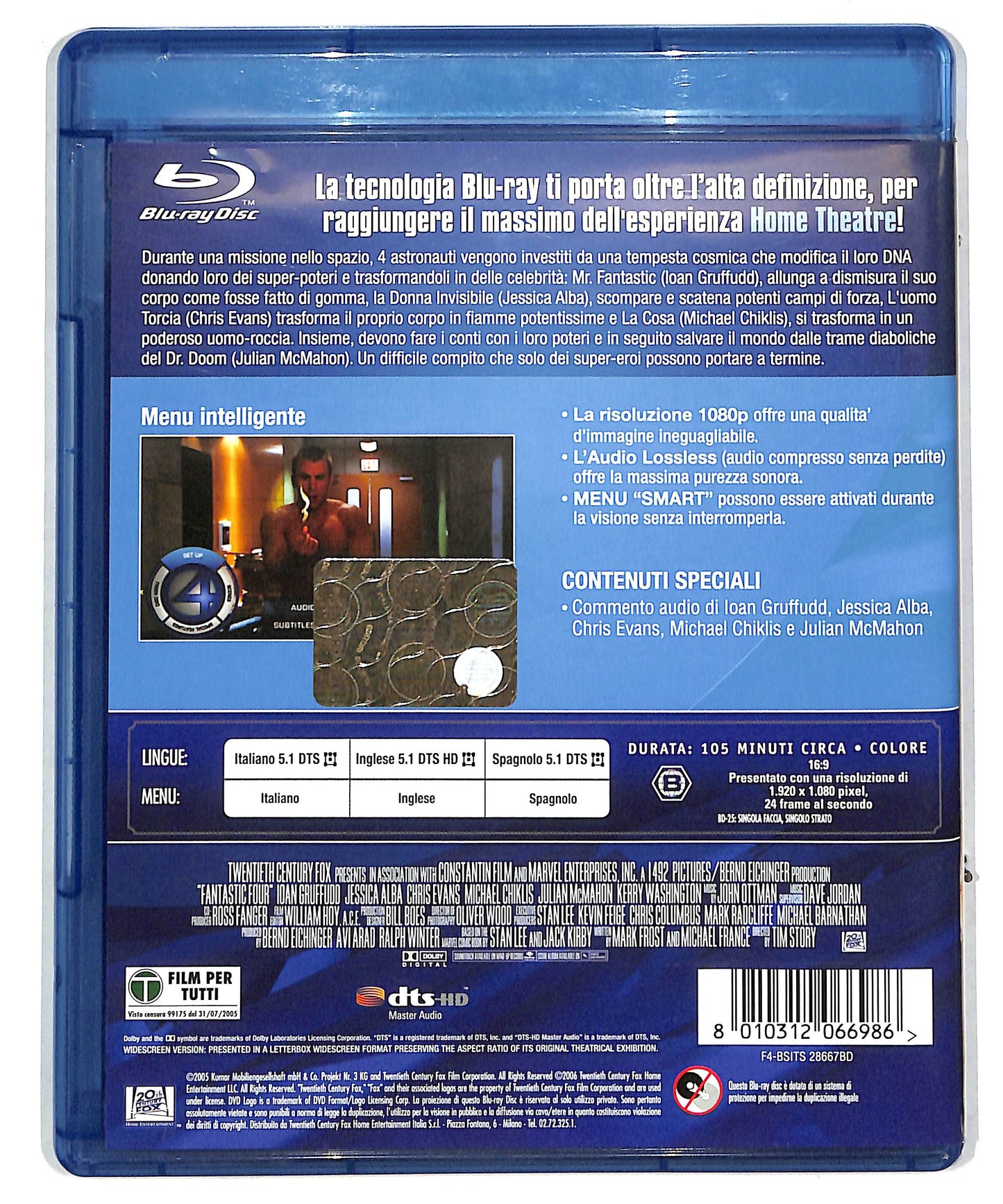 EBOND I Fantastici 4  BLURAY DB629676