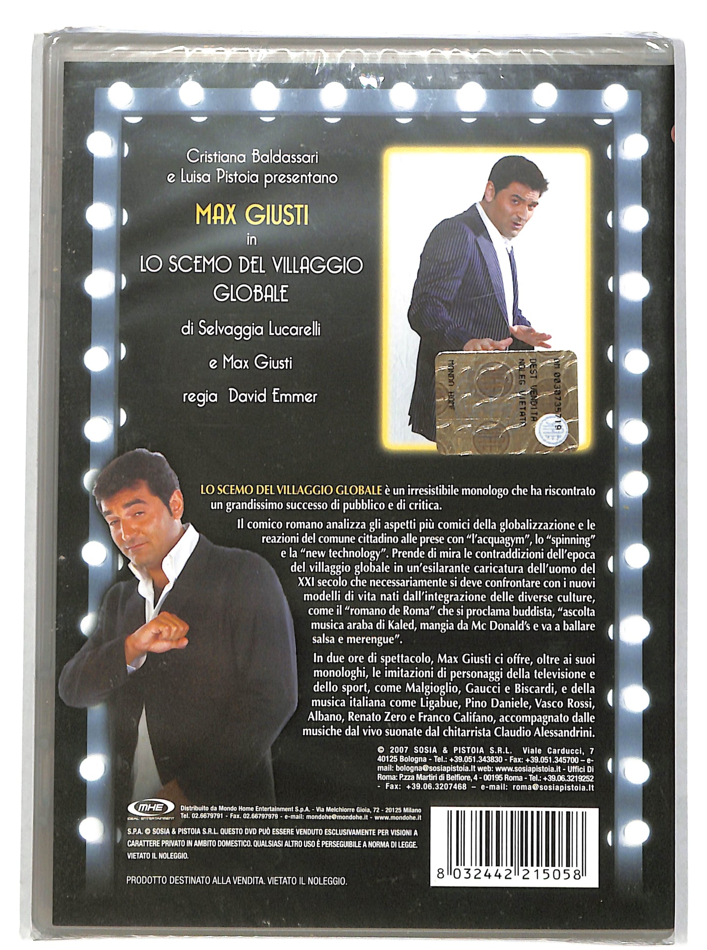 EBOND Max Giusti - Lo scemo del villaggio globale DVD DB630126