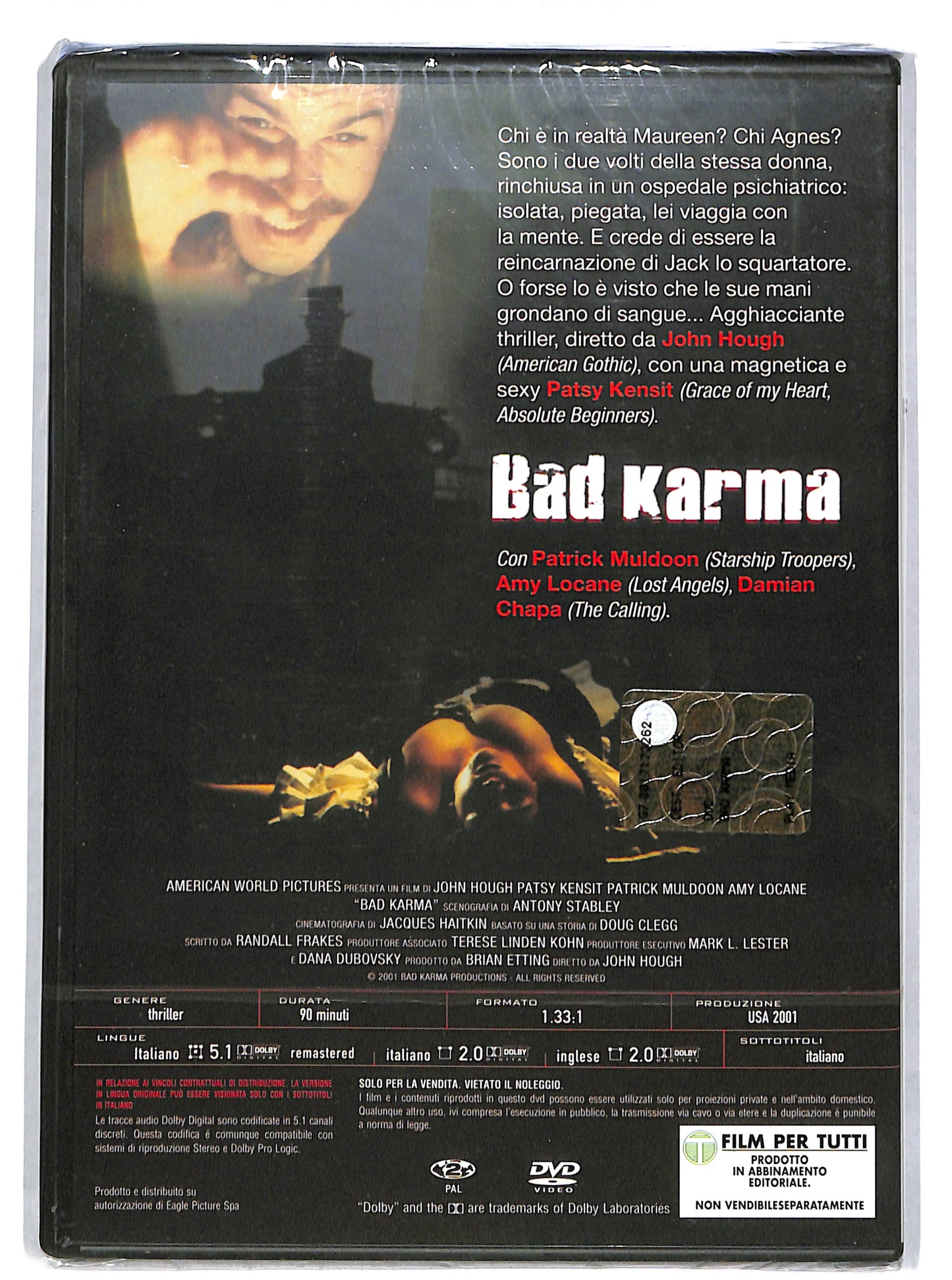 EBOND Bad Karma EDITORIALE DVD DB630144