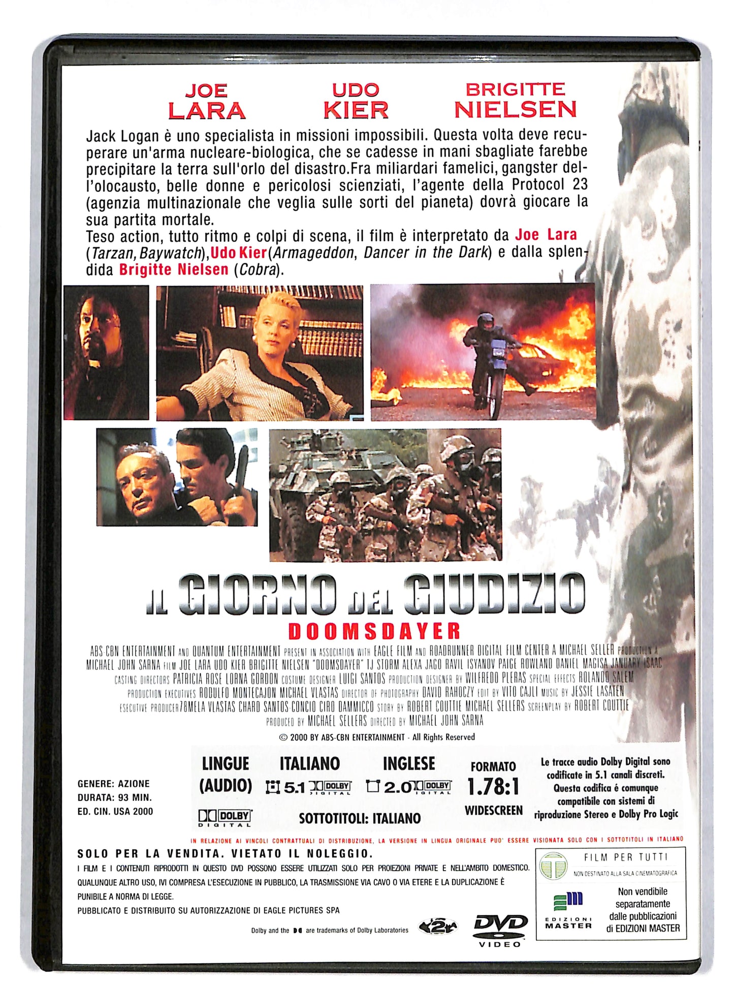 EBOND Il giorno del giudizio - Doomsdayer EDITORIALE DVD DB630145