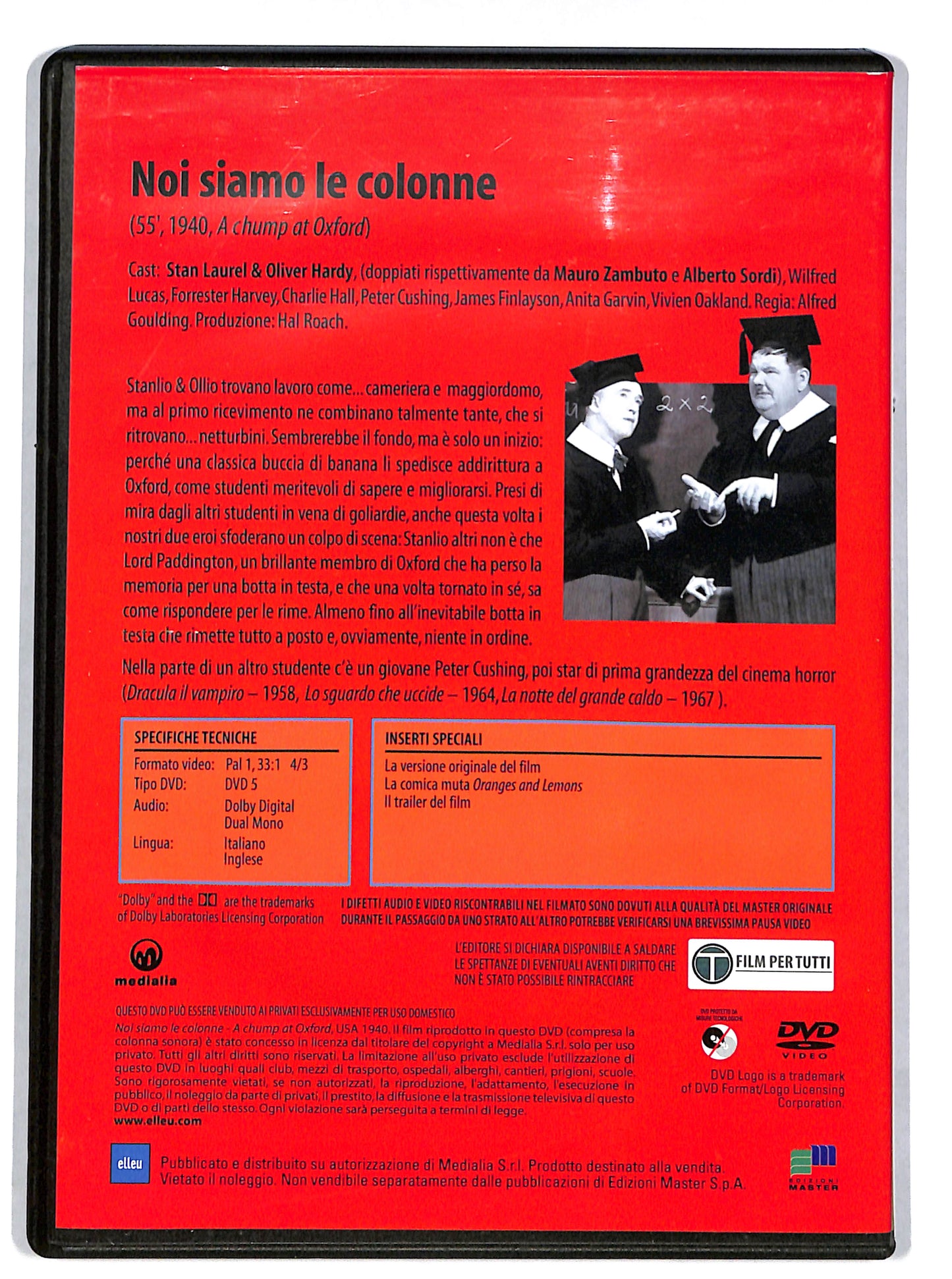 EBOND Noi siamo le colonne EDITORIALE DVD DB630150