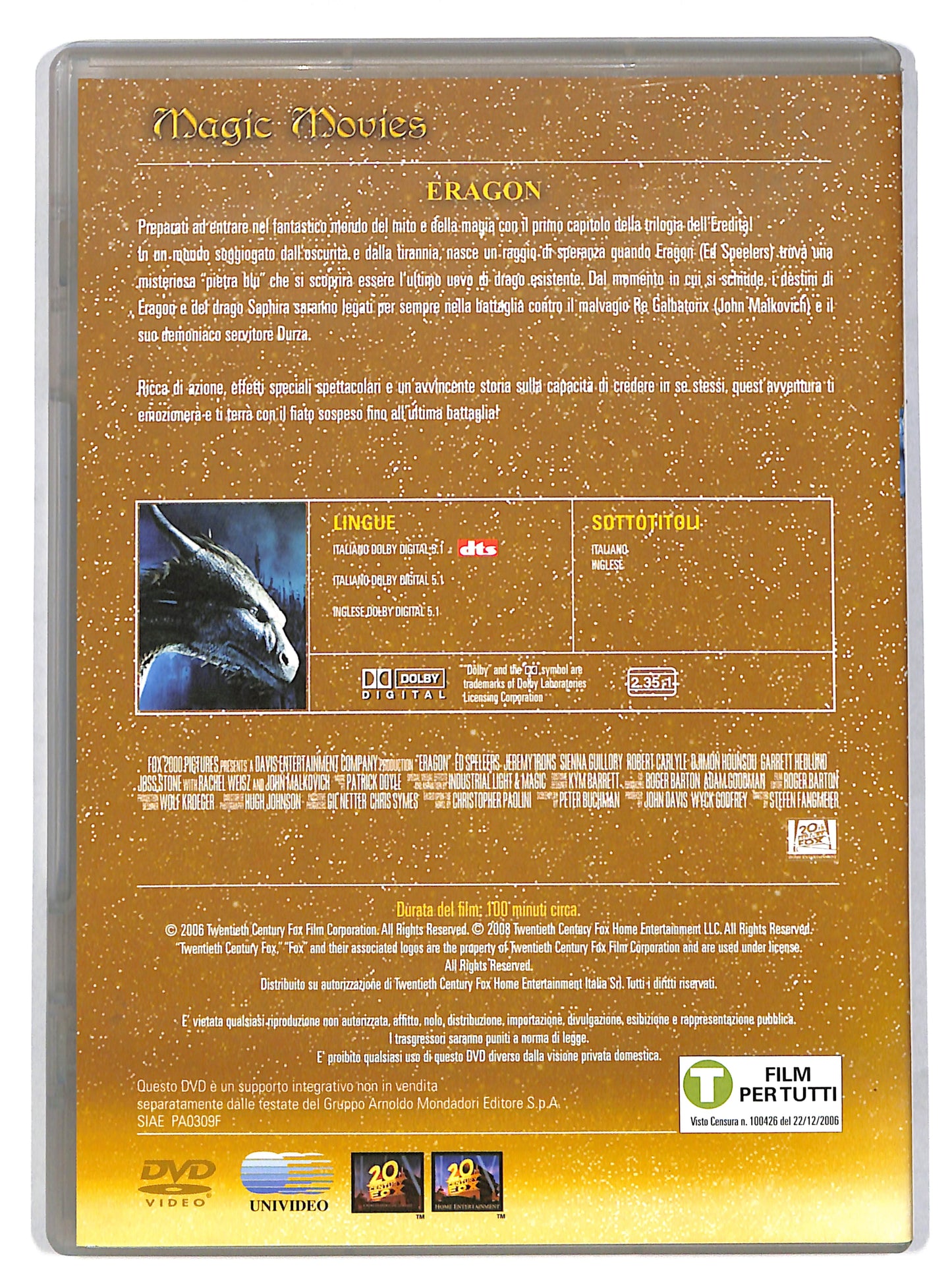 EBOND Eragon EDITORIALE DVD DB630164