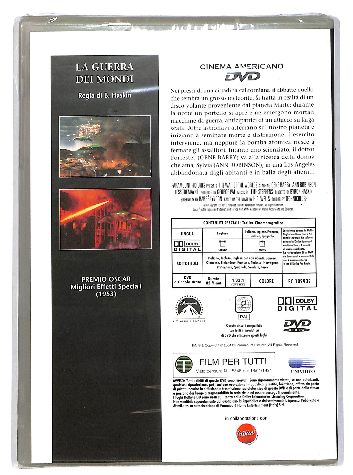 EBOND La guerra dei mondi EDITORIALE DVD DB630167