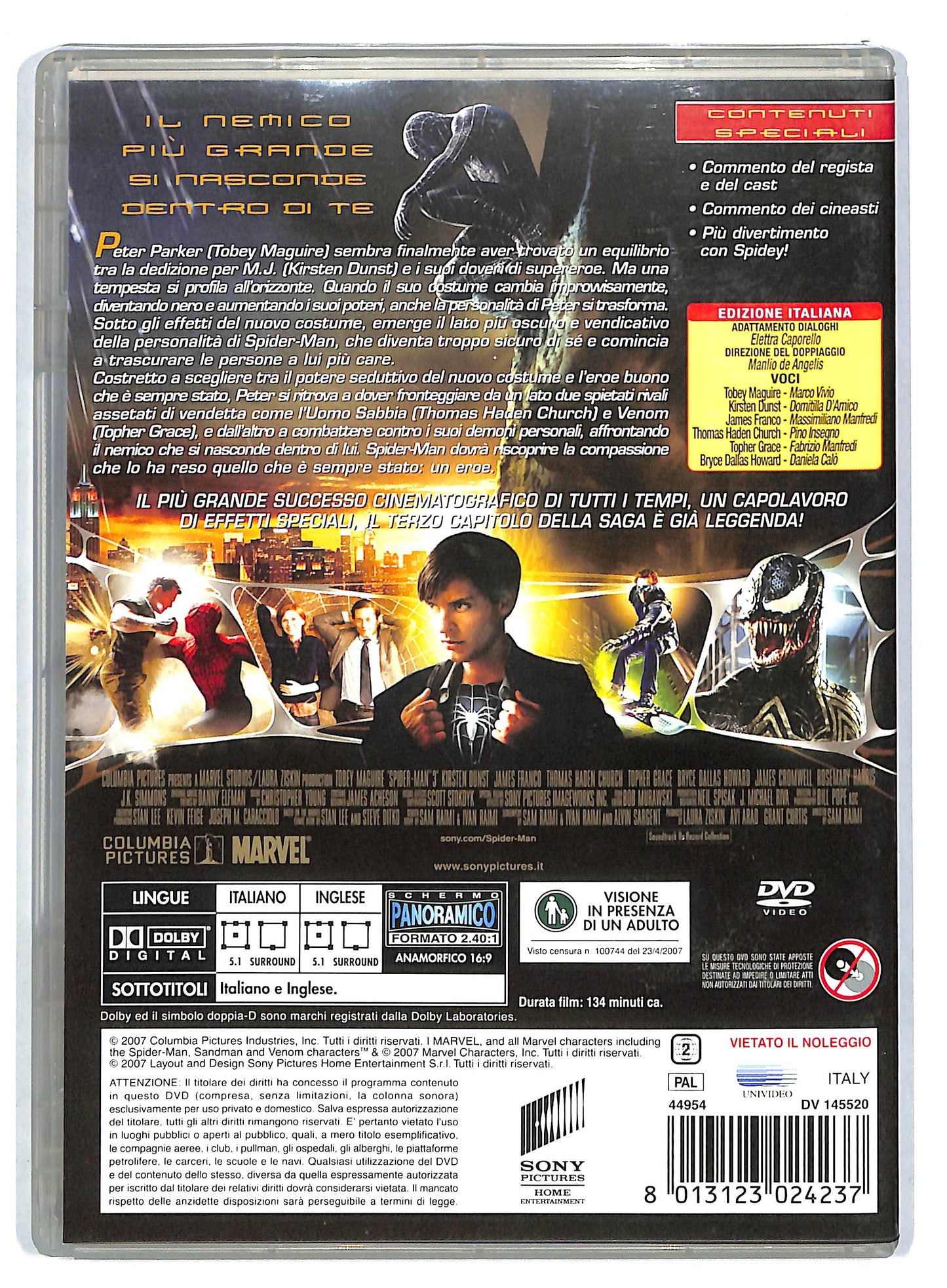 EBOND Spider-Man 3 DVD DB630410