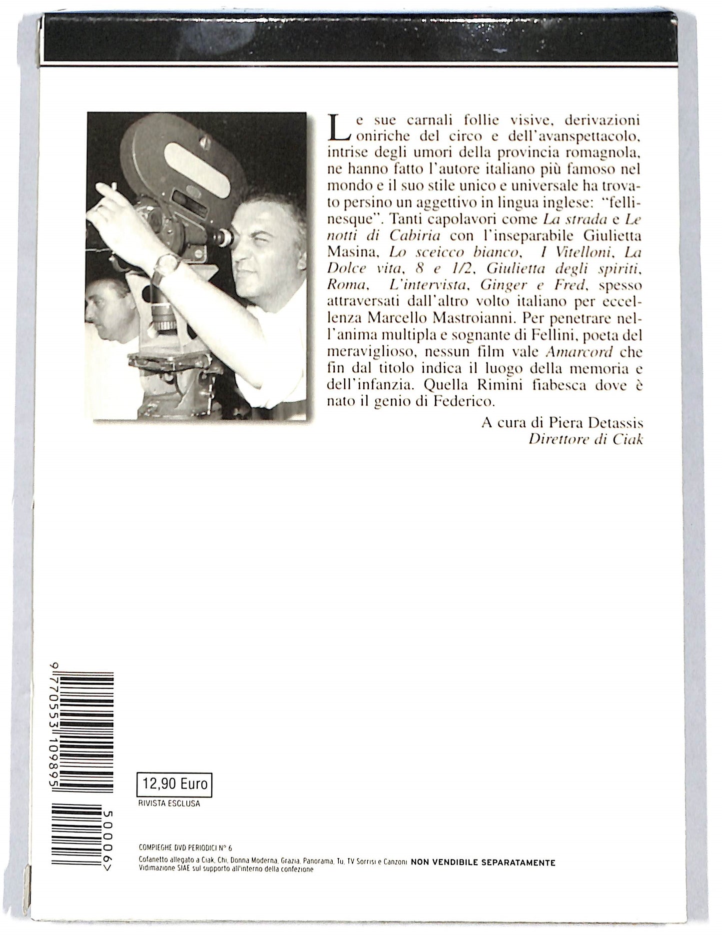 EBOND Amarcord + libro EDITORIALE DVD DB630438