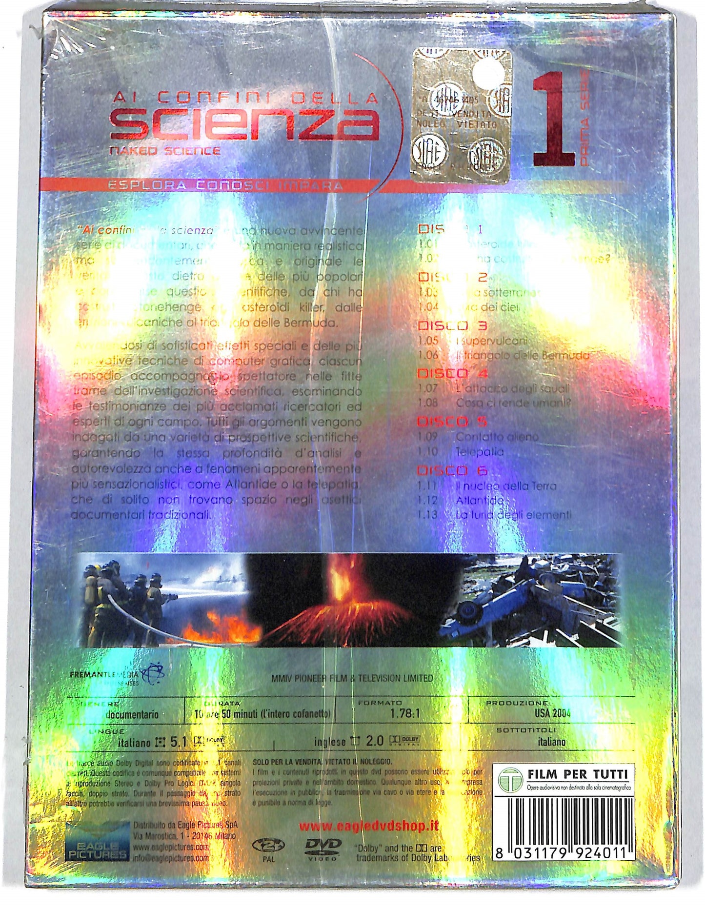 EBOND Ai confini della scienza Prima Serie (6) DVD DB630440