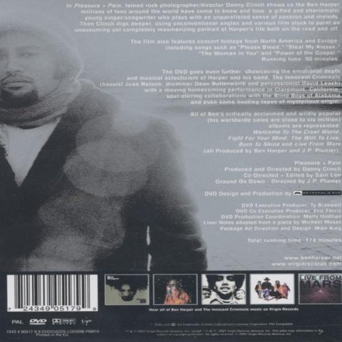 EBOND Ben Harper - Pleasure & pain DVD DB630810