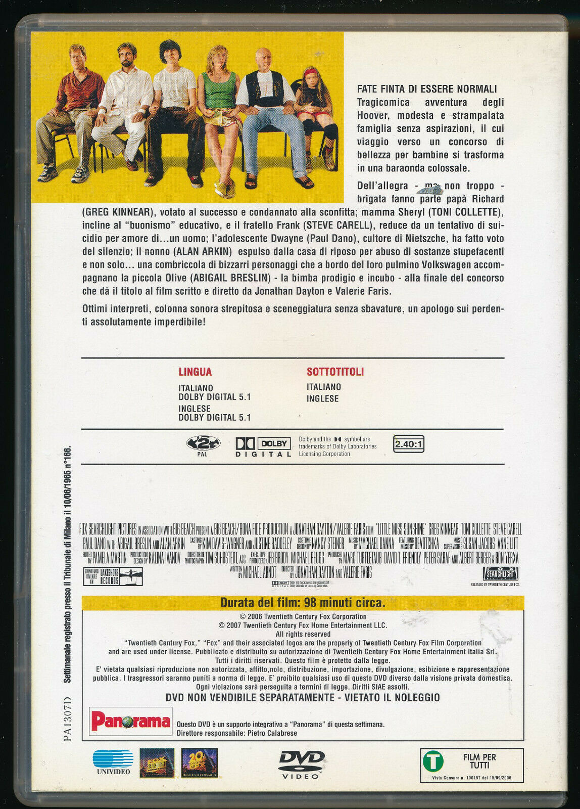 EBOND Little Miss Sunshine  Editoriale DVD DB630833
