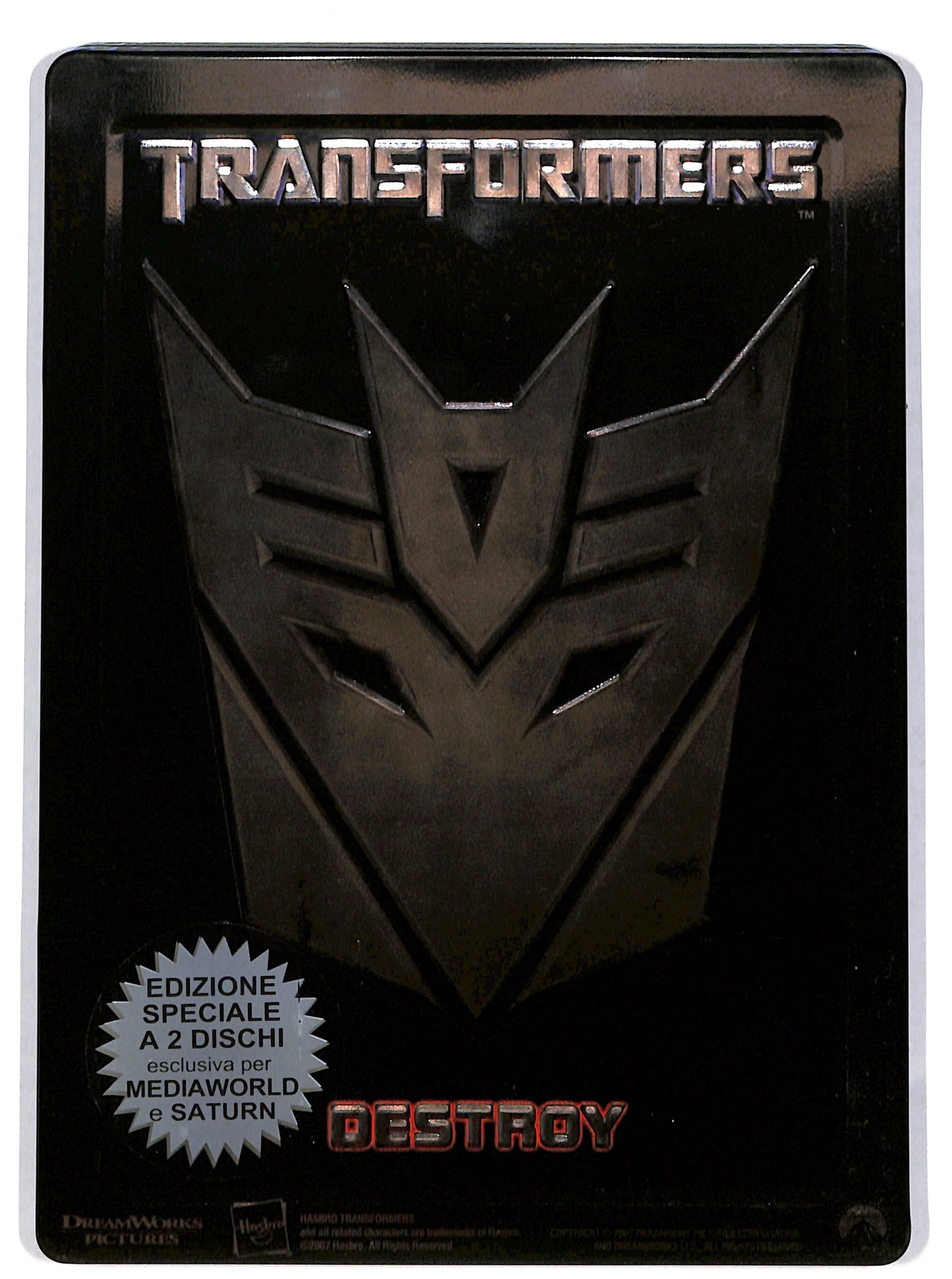 EBOND Transformers STEELBOOK EDITORIALE DVD DB630939