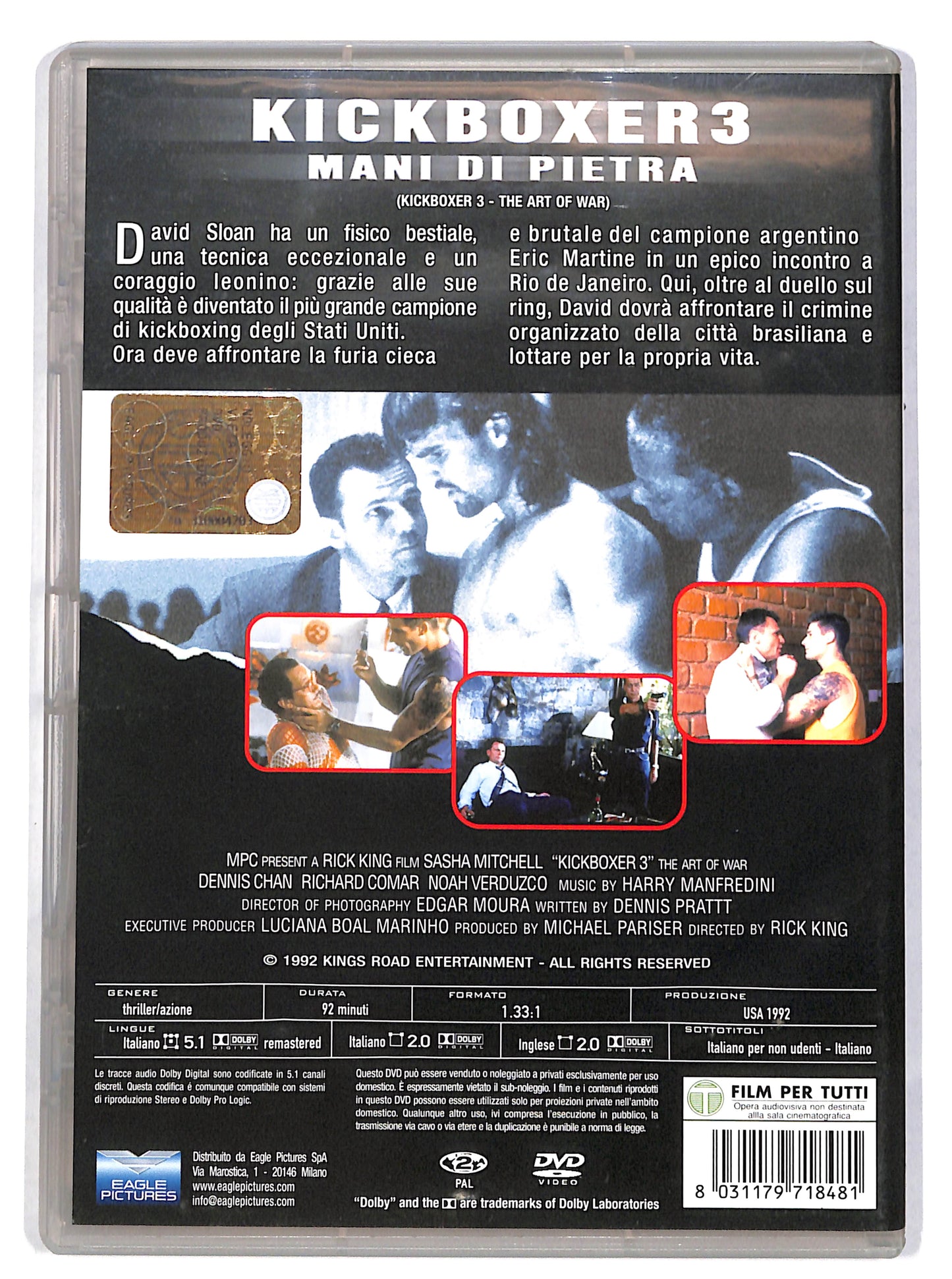 EBOND Kickboxer 3 - Mani di pietra DVD DB630957