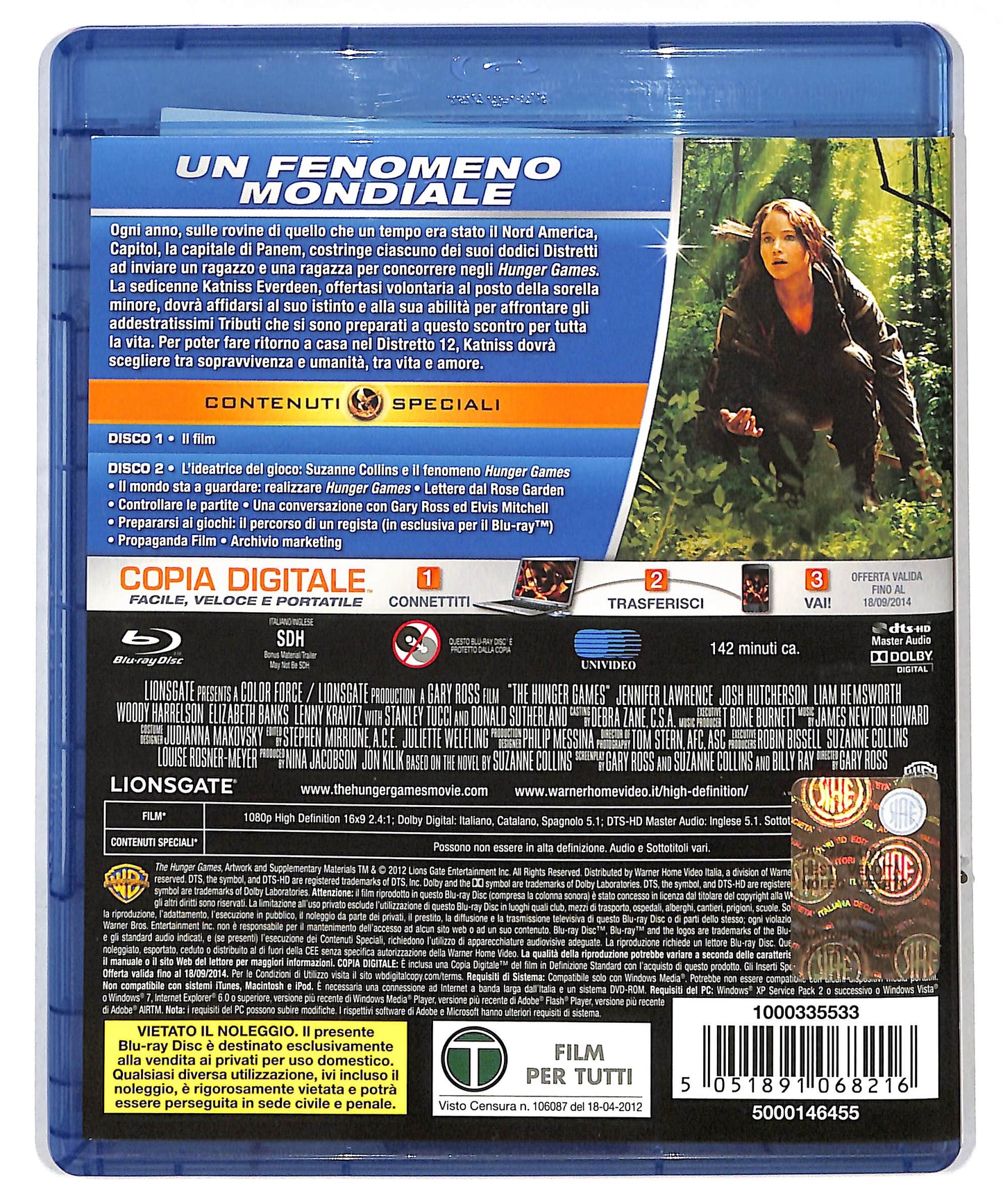 EBOND Hunger games BLURAY DB631107