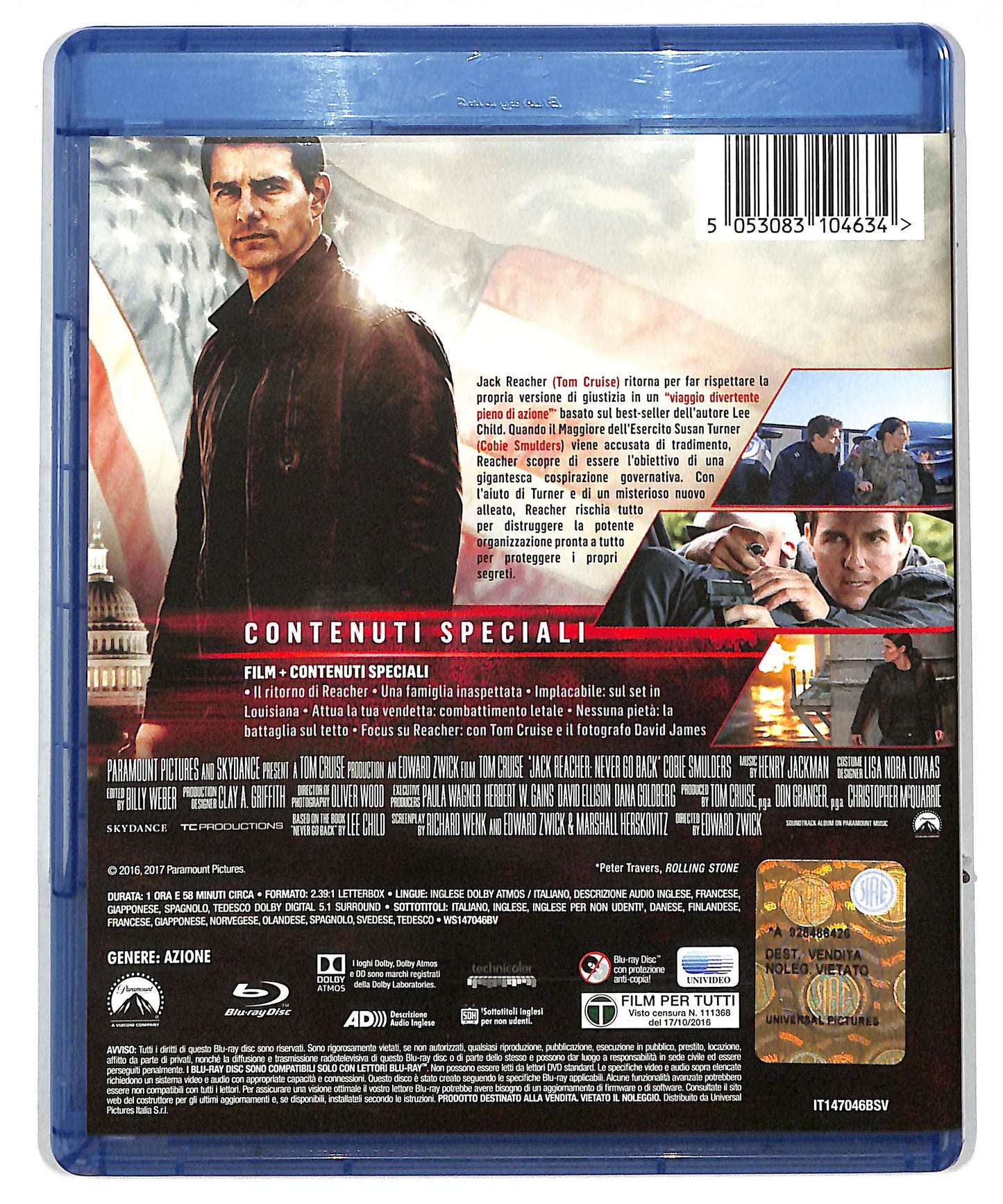 EBOND Jack Reacher  BLURAY DB631135