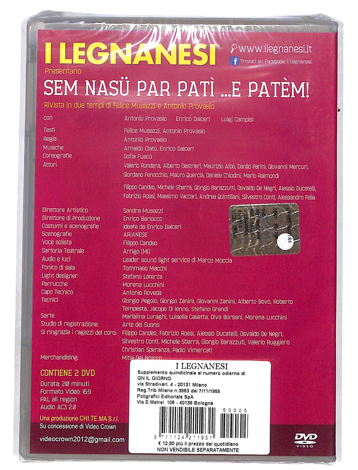 EBOND I Legnanesi Sem Nasu par pati e patem DVD DB631305