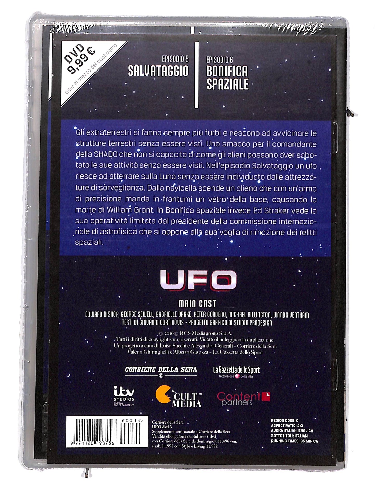 EBOND Ufo vol.3 Episodi 5-6 EDITORIALE DVD DB631321